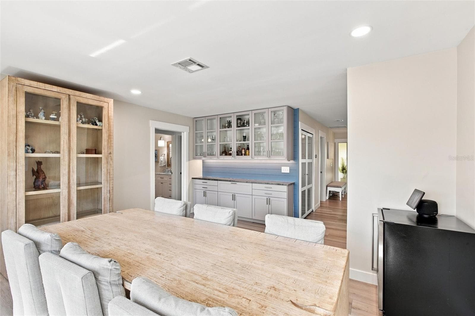 Dining room (beverage fridge does not convey) - 302 DEGAS DR, NOKOMIS