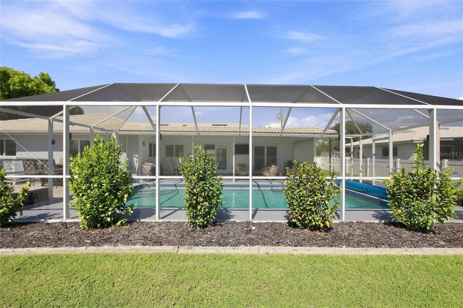 Rear of home - 302 DEGAS DR, NOKOMIS