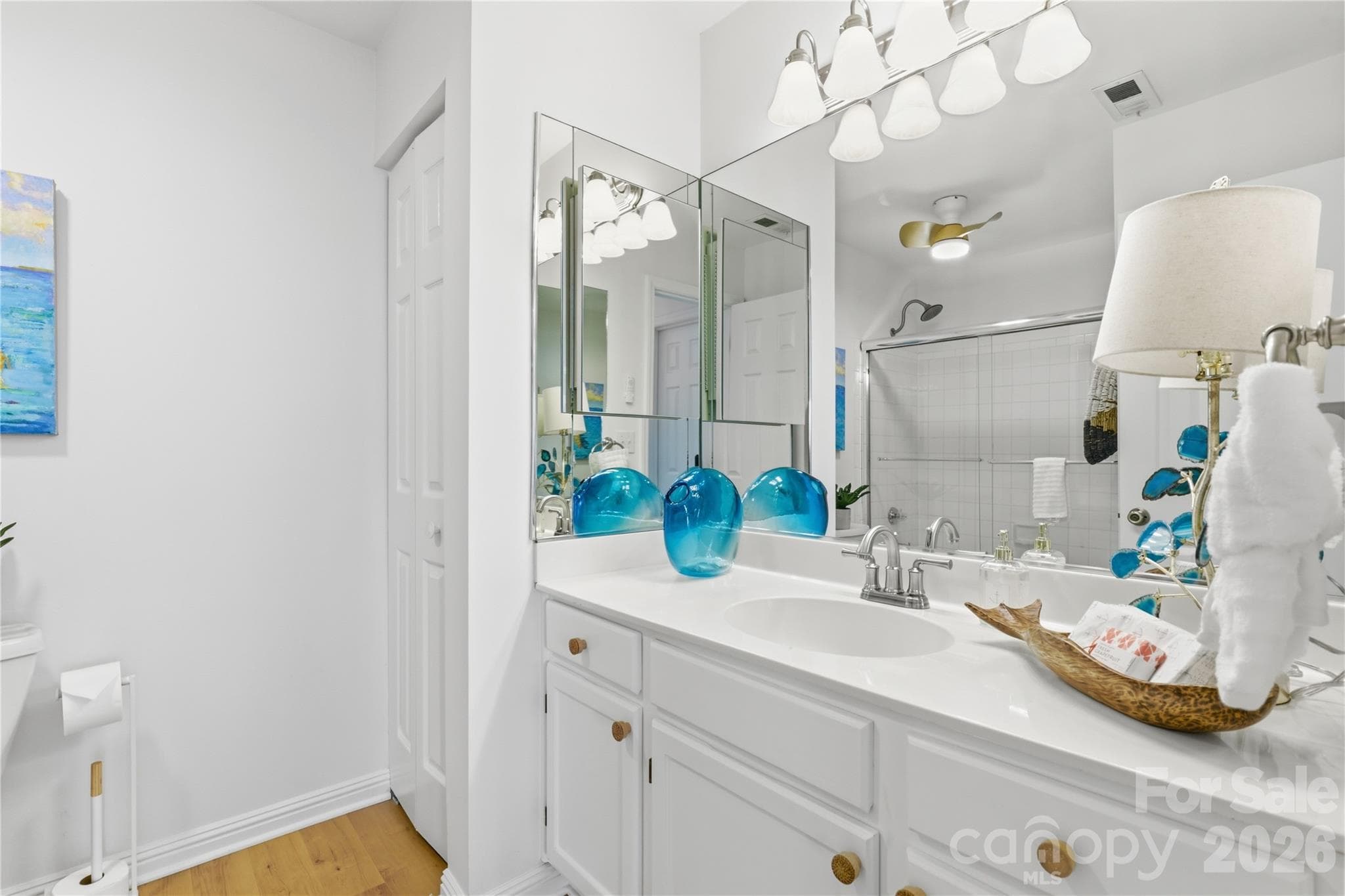 Primary bathroom offers everyday comfort and convenience. - 932 Southwest Drive, Davidson