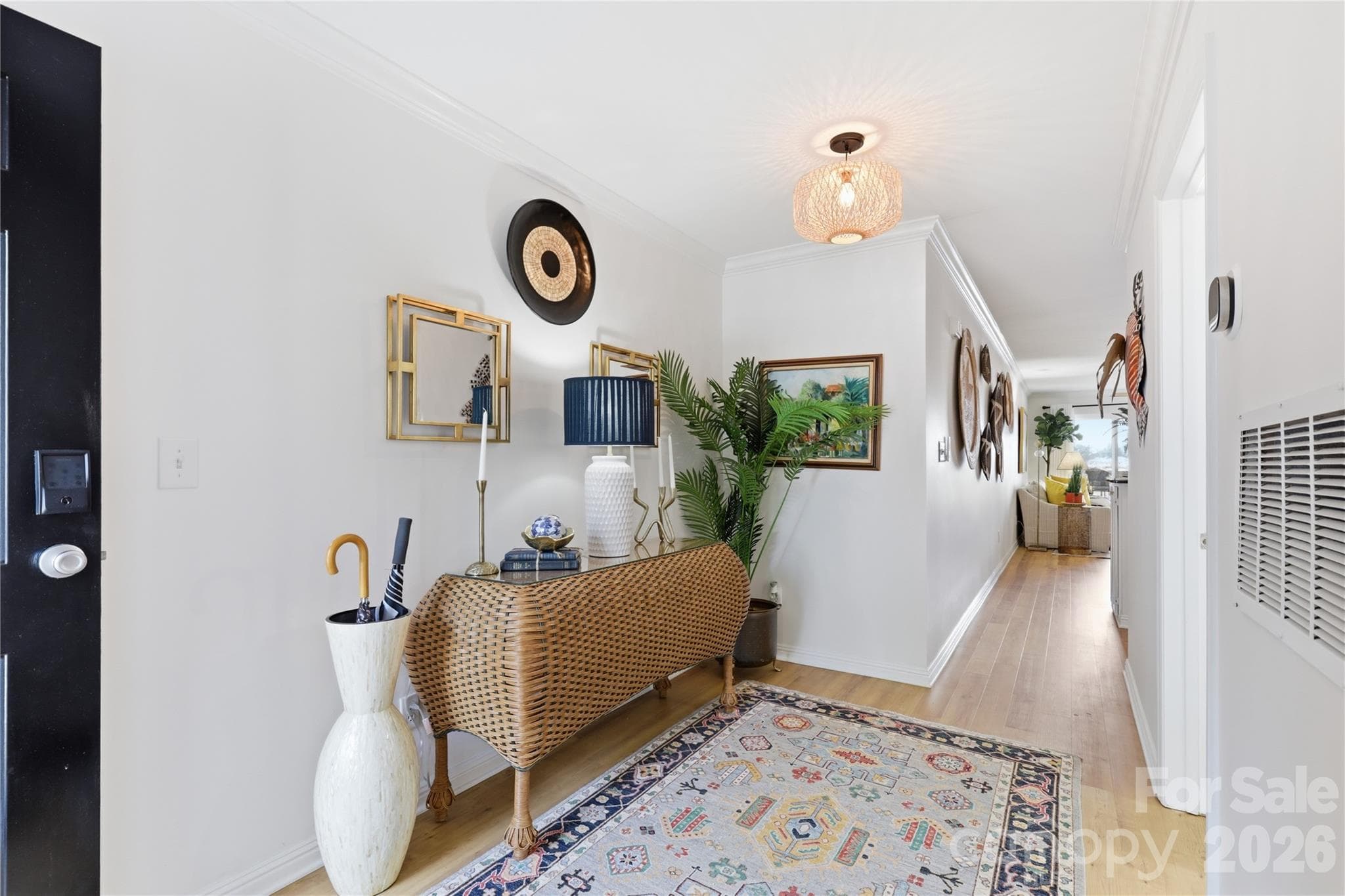 Welcoming entry opens into an efficient, comfortable floor plan. - 932 Southwest Drive, Davidson