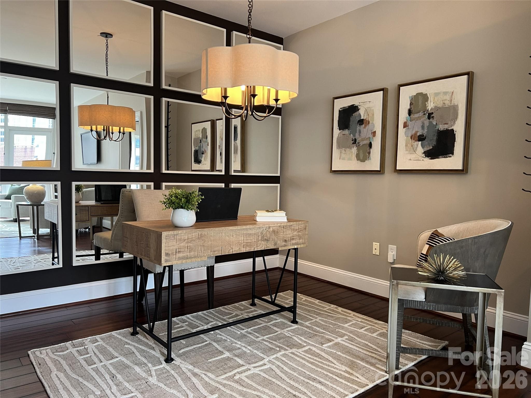 Office or Dining area staged - 400 N Church Street, Charlotte