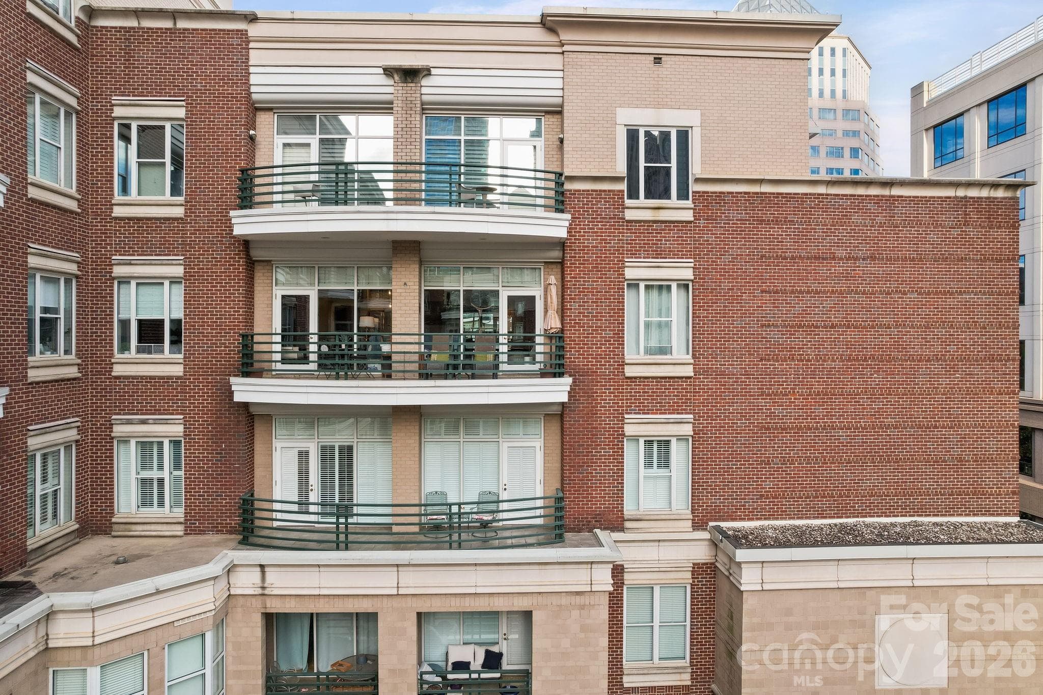 Balcony is 2nd from top - 400 N Church Street, Charlotte