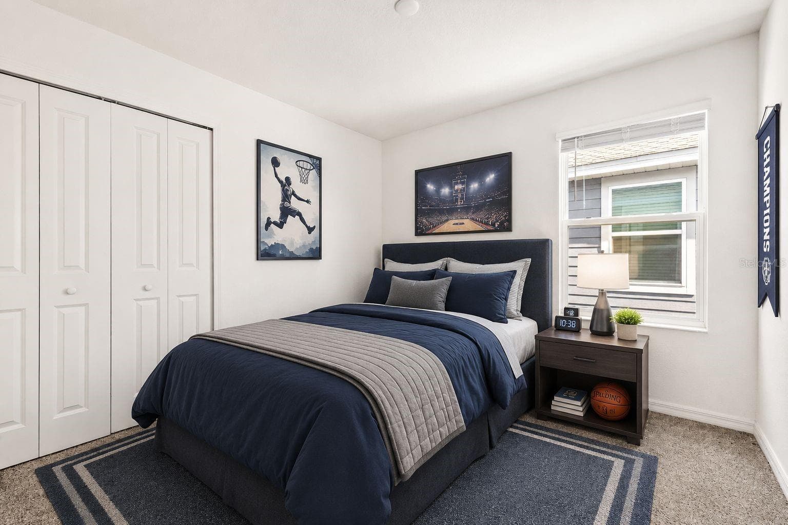 Staged Second Bedroom - 1334 DIEGO TER, WINTER HAVEN
