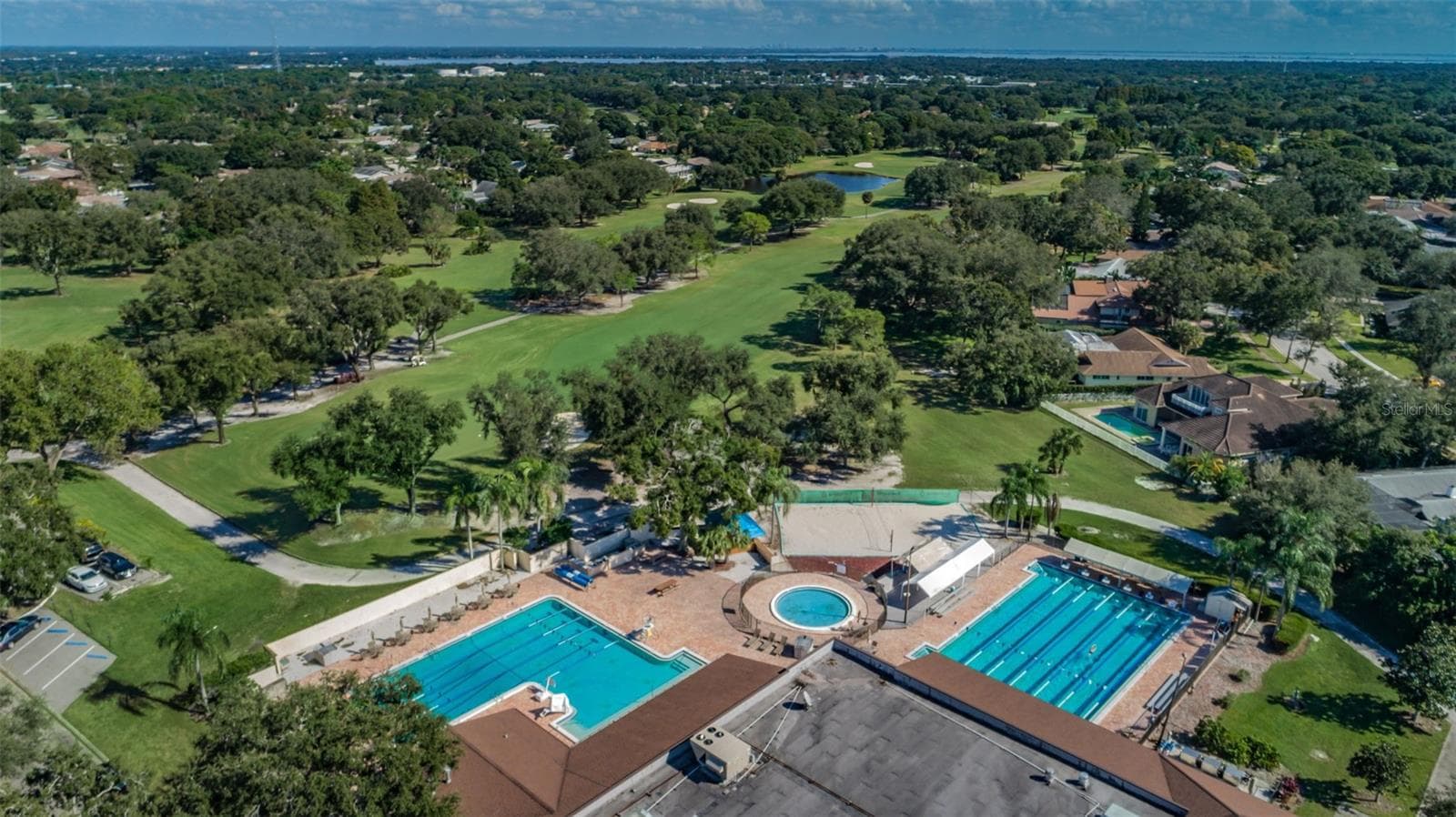 Aerial view of Countryside Country Club -  Golf, Tennis and Social memberships - 3276 FOX HILL DR, CLEARWATER