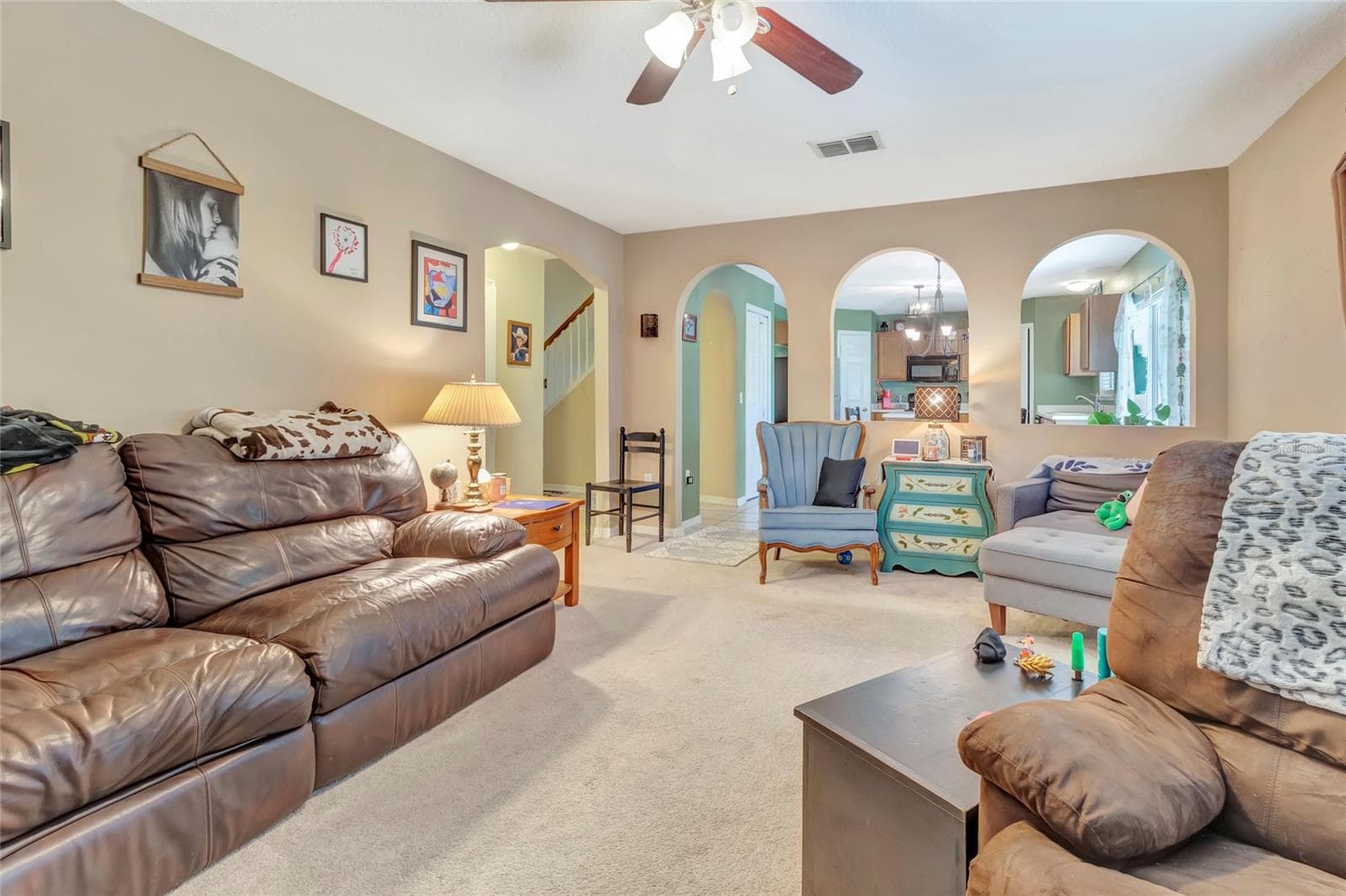 Living Room - 216 TRES REYES LN, GROVELAND