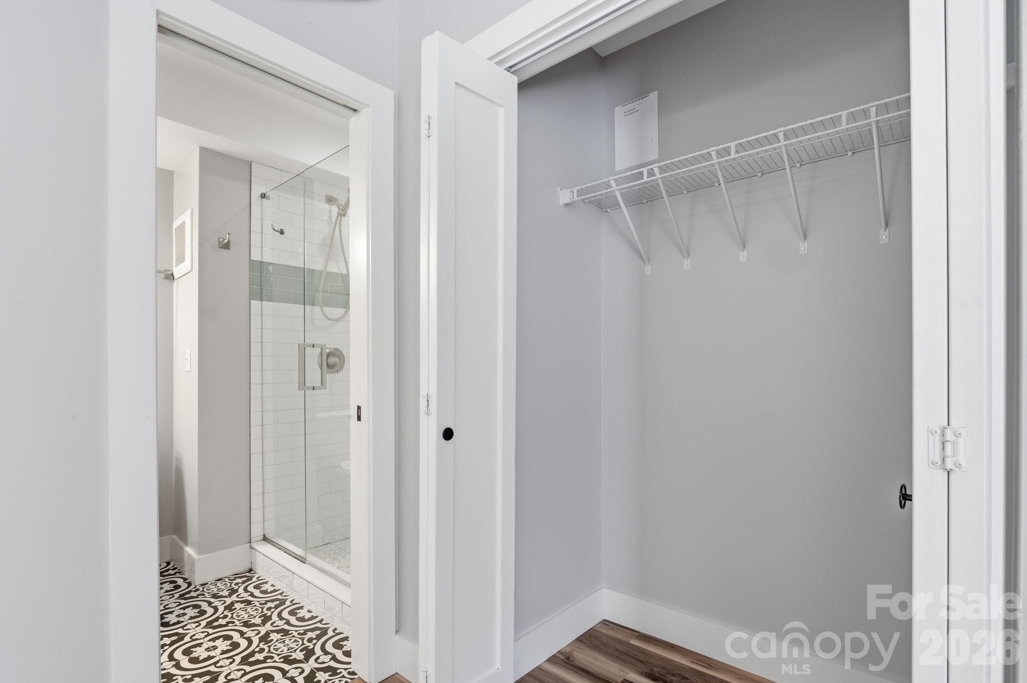 Main bedroom closet - 77 Trotter Place, Asheville