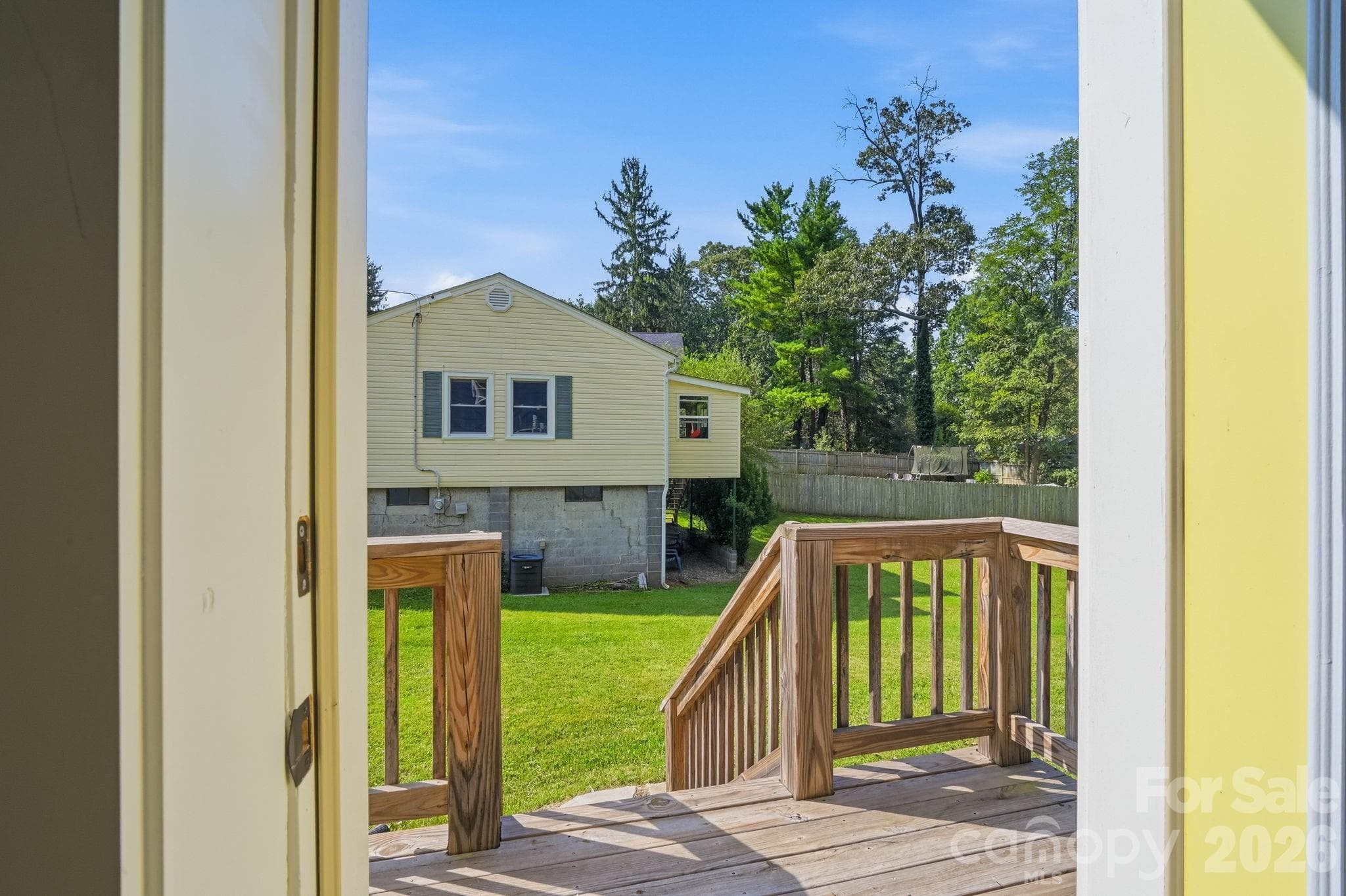 Deck off Primary - 77 Trotter Place, Asheville