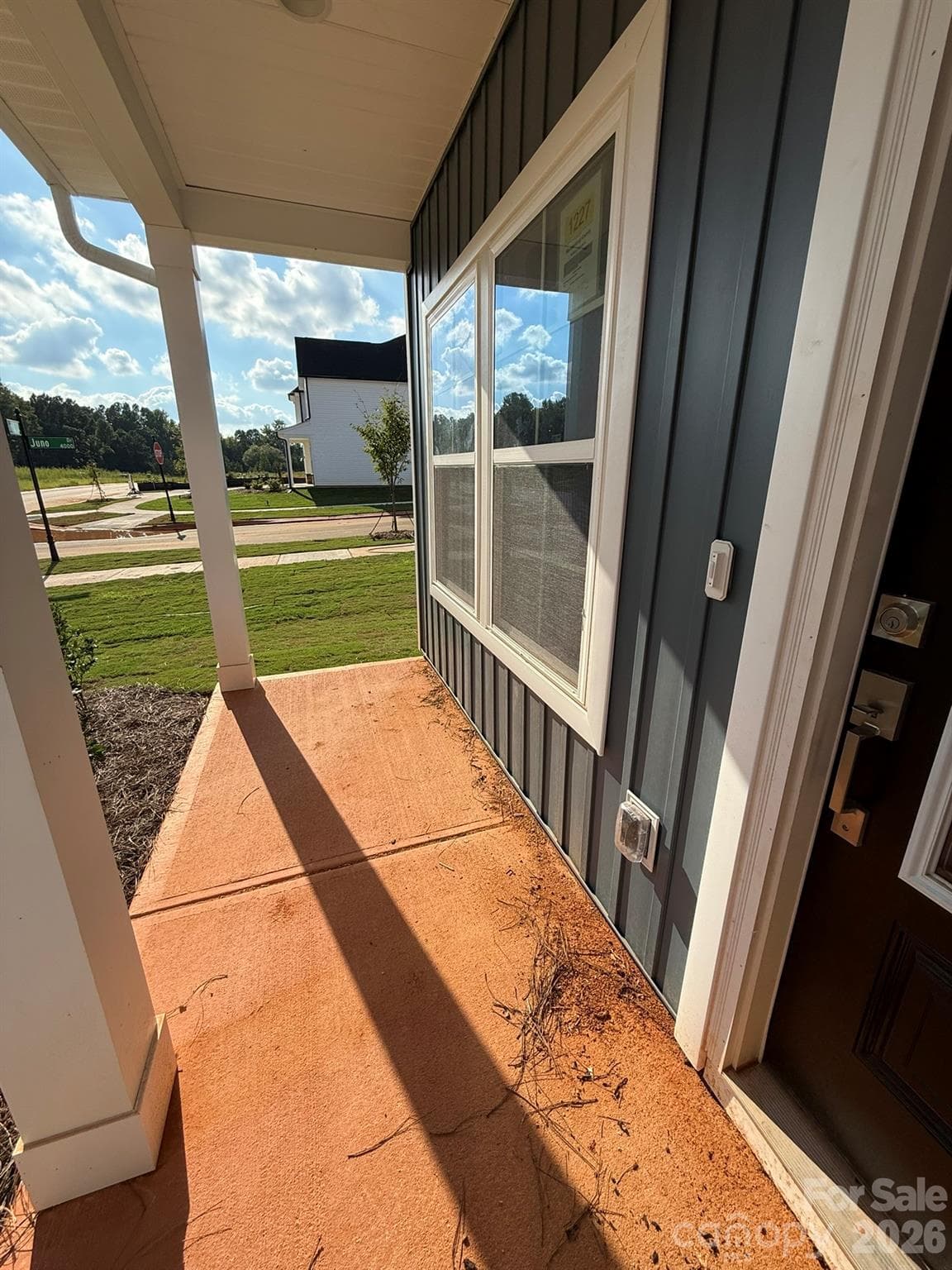 Spacious front porch - Charlotte