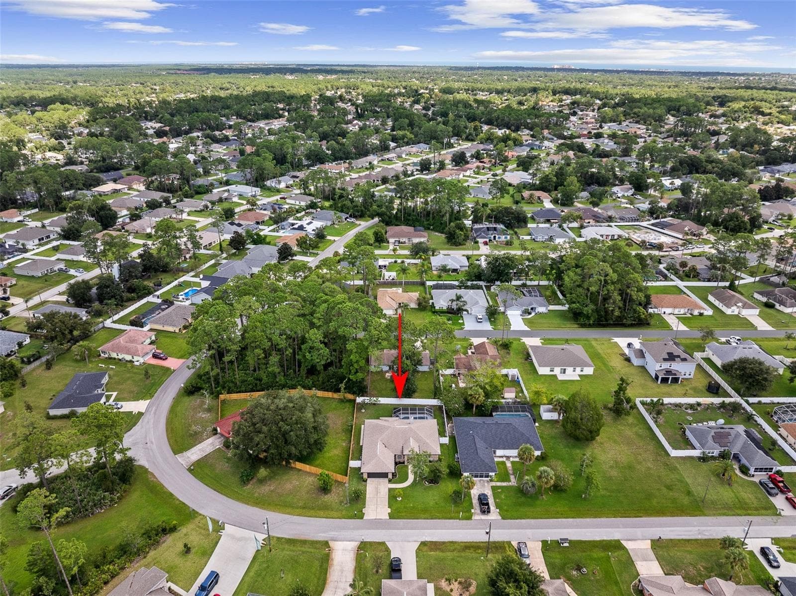 Aerial View - 173 BAYSIDE DR, PALM COAST