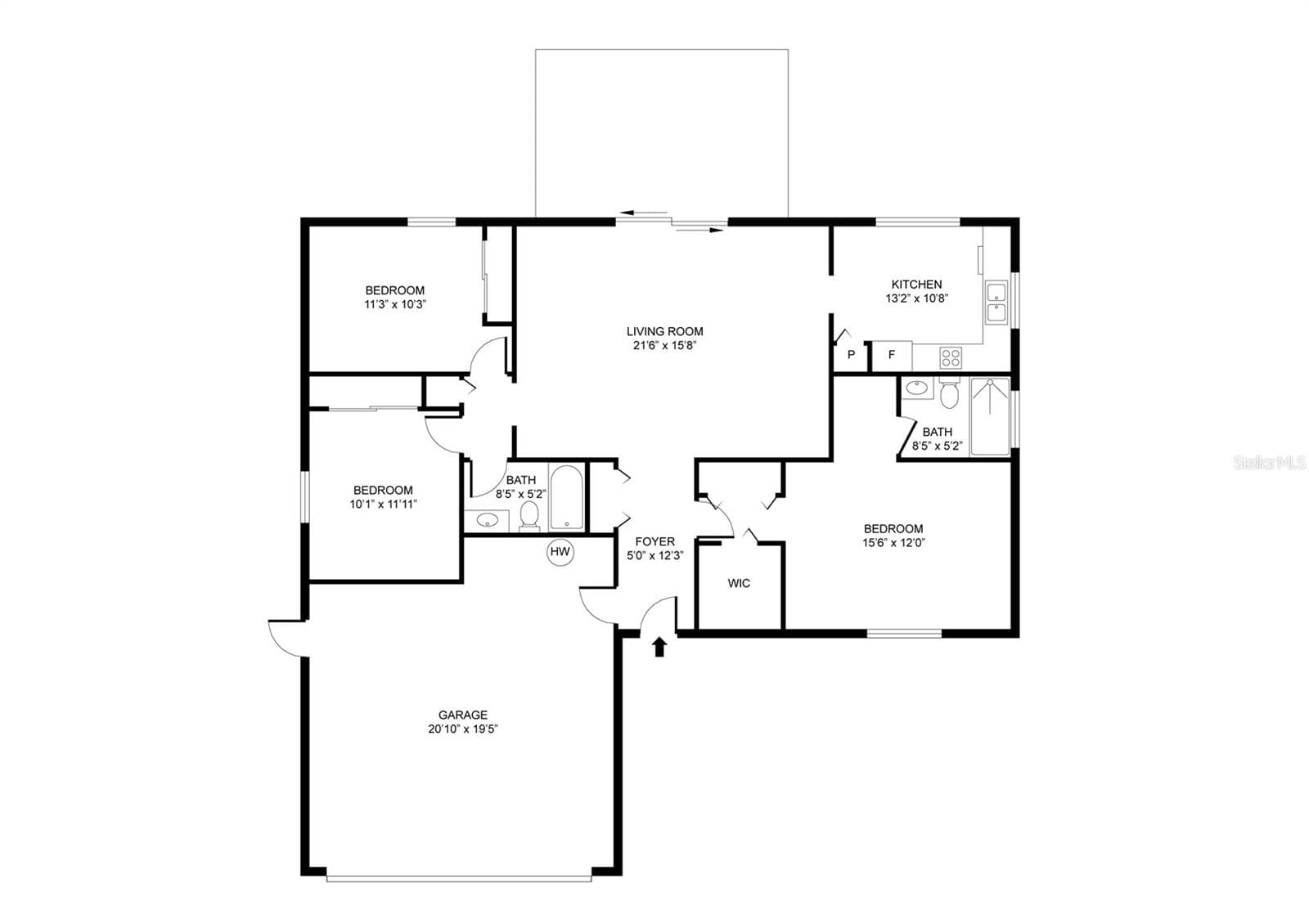 Floorplan - 2808 TAMARACK TRL, APOPKA
