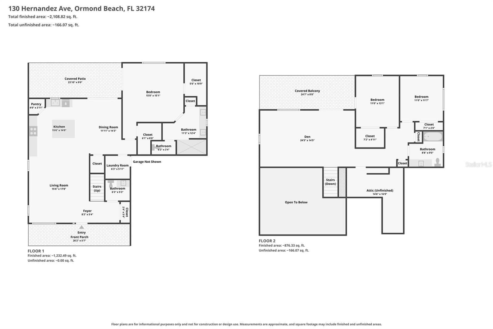 Floor Plan - 130 HERNANDEZ AVE, ORMOND BEACH