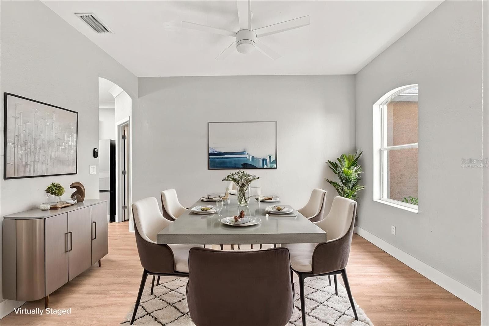 Formal Dining Virtually Staged - 1464 HALACKA RD, NORTH PORT