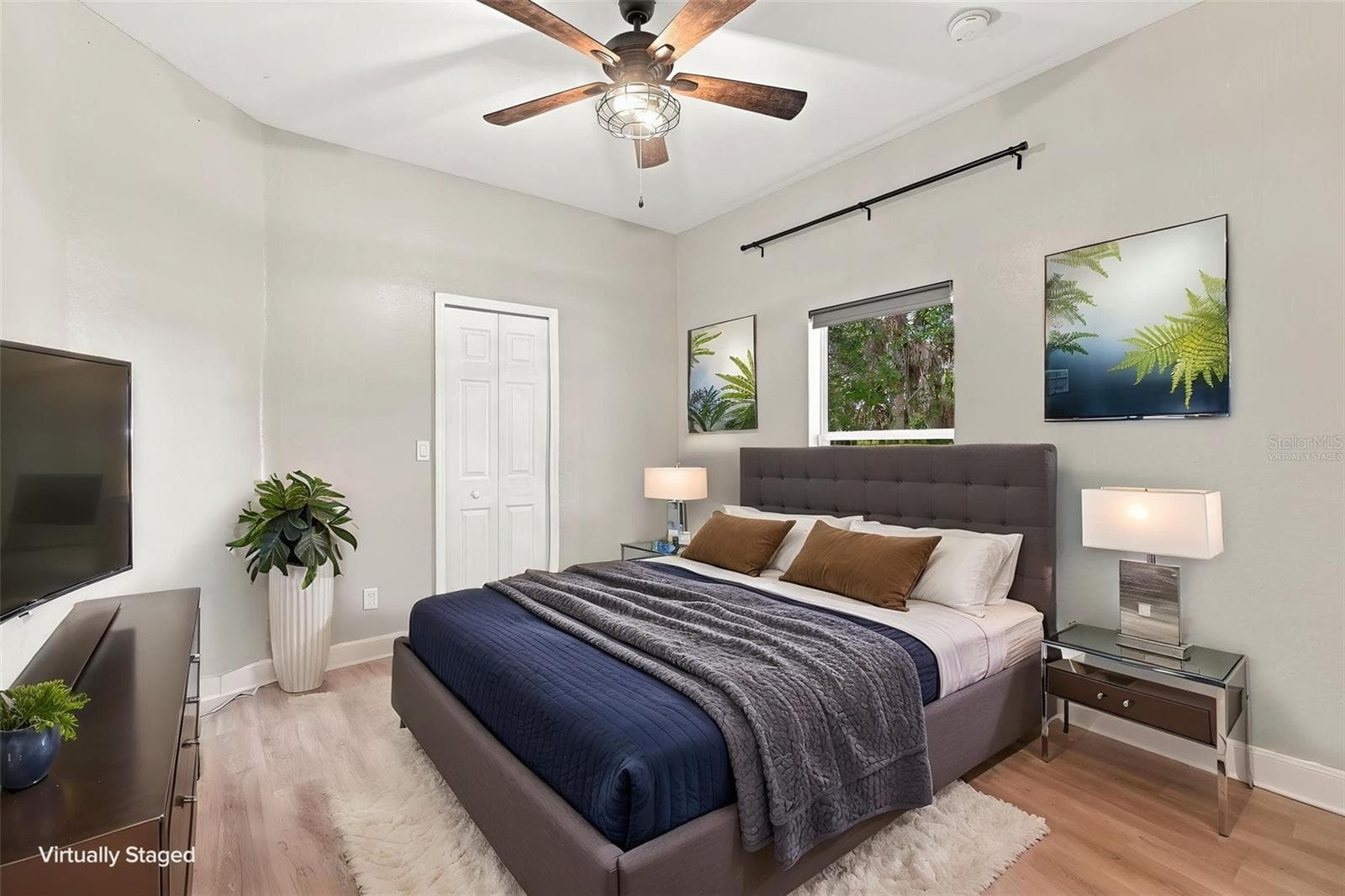 Guest Bedroom Virtually Staged - 1464 HALACKA RD, NORTH PORT