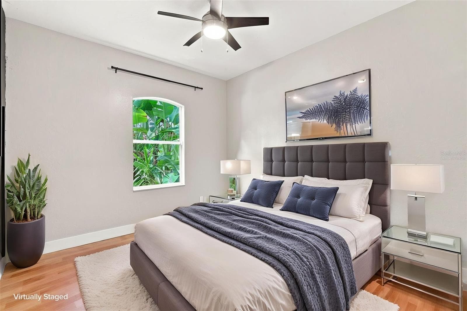 Guest Bedroom Virtually Staged - 1464 HALACKA RD, NORTH PORT