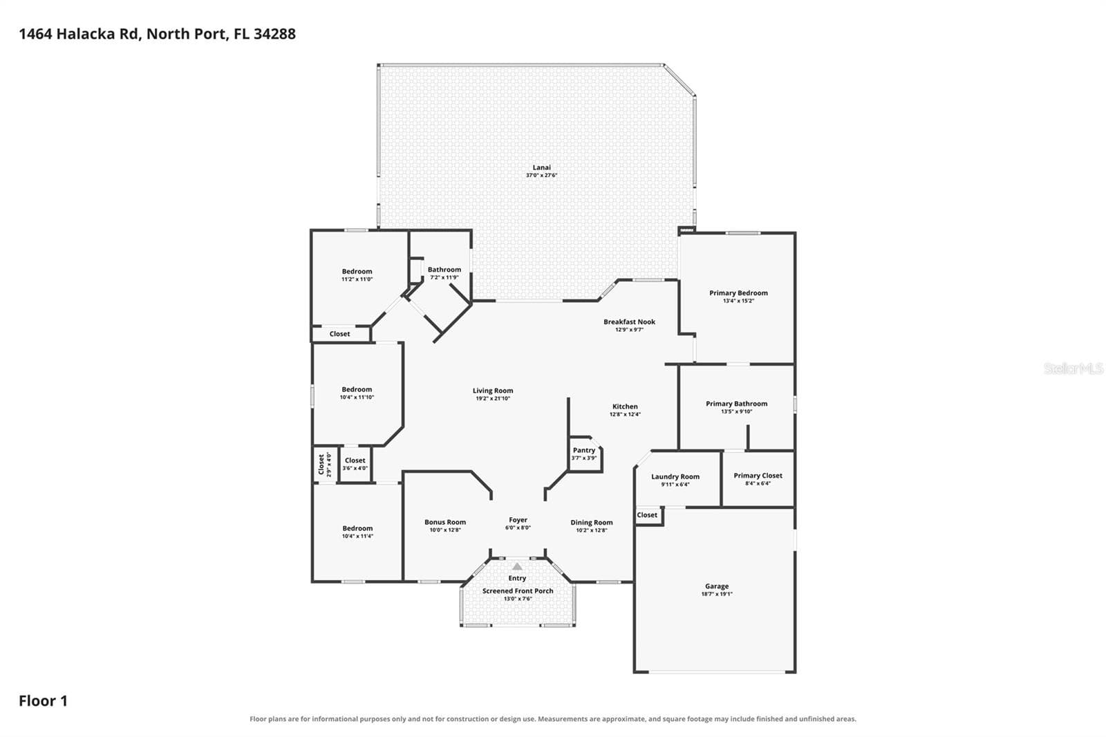 Floorplan - 1464 HALACKA RD, NORTH PORT