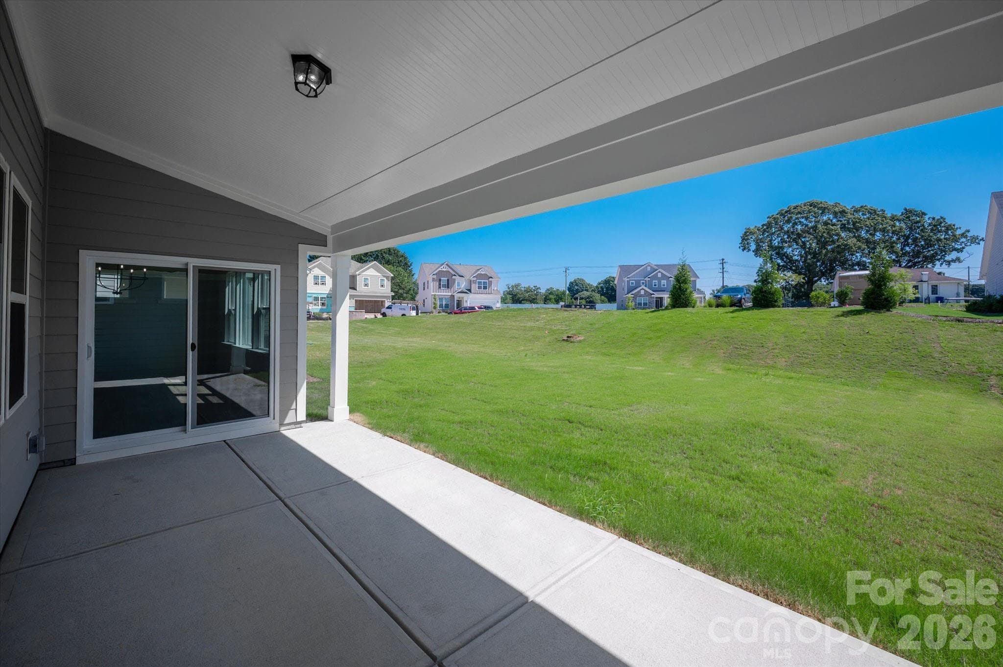 Rear Covered Patio - 110 Cartington Way, Mooresville