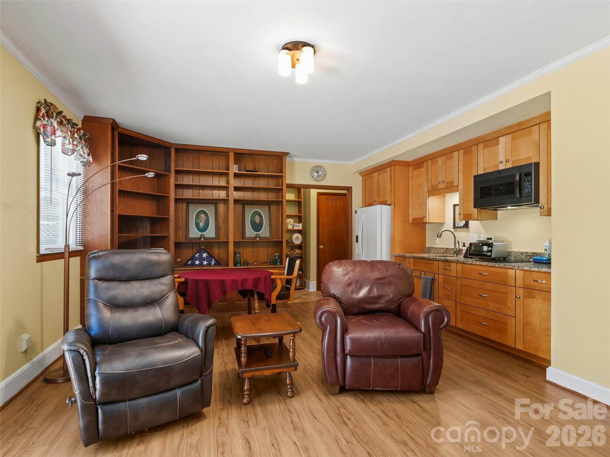 Basement apartment living/dining/kitchen space - 101 Castlerock Drive, Asheville