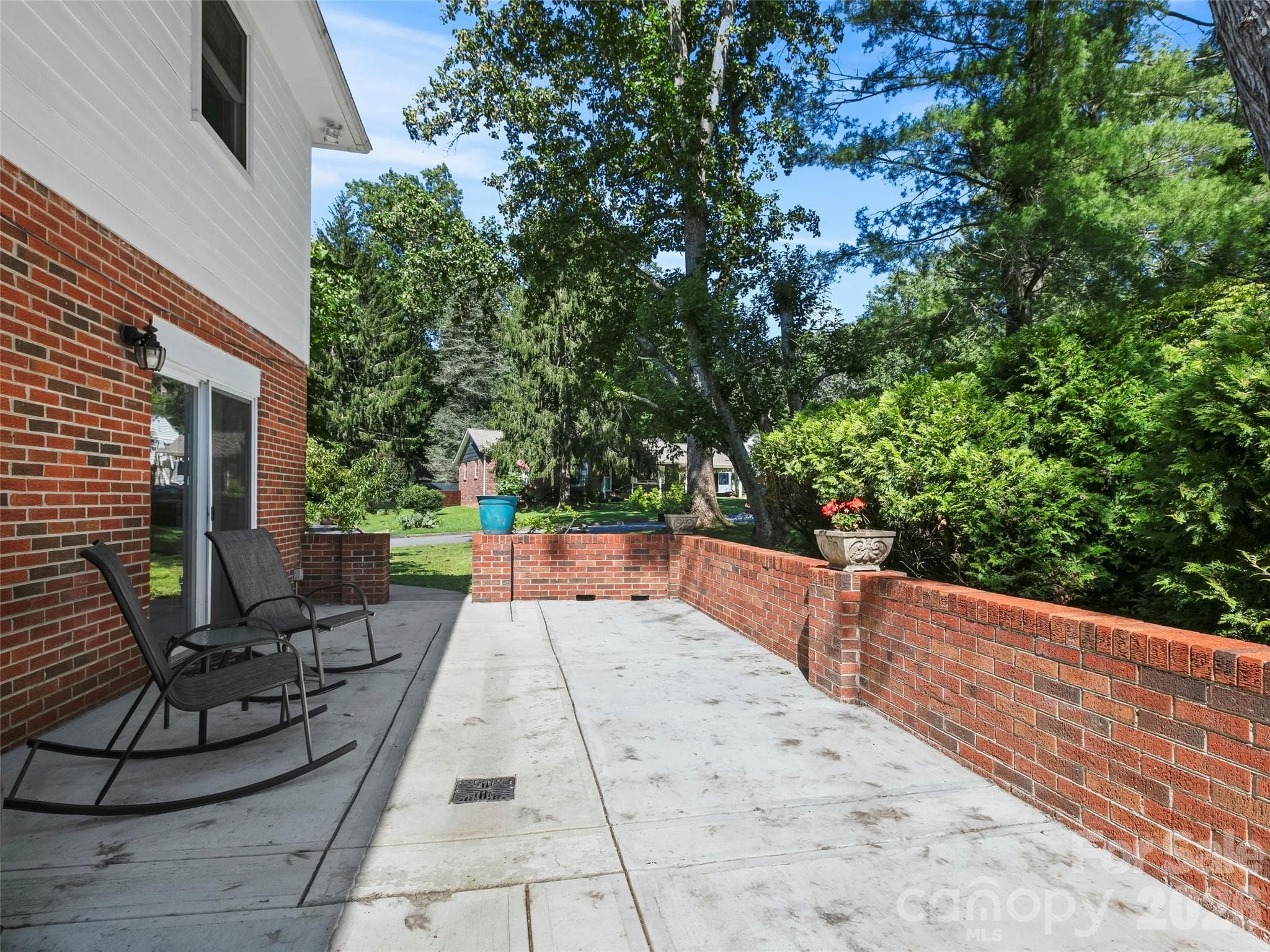 Paved patio space - 101 Castlerock Drive, Asheville