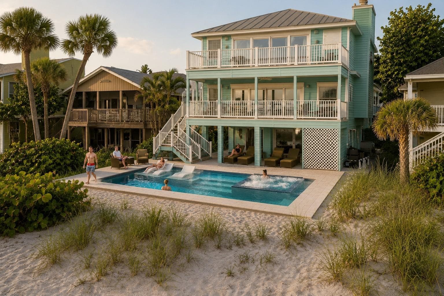 Virtual Rendering based on survey and designer specs/measurements. - 20060 GULF BLVD, INDIAN SHORES