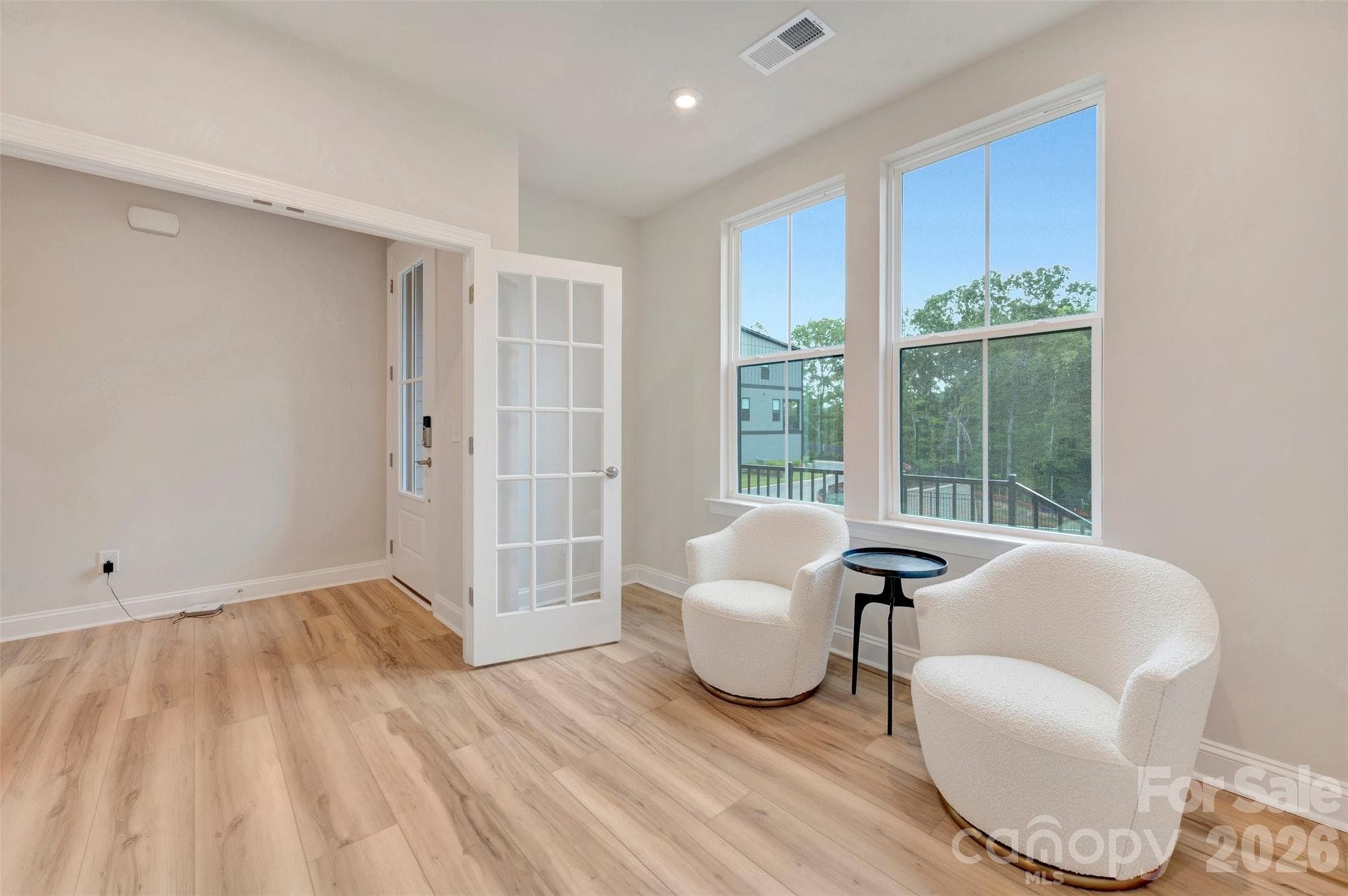 First floor flex space with double French doors - 309 Old Town Village Road, Waxhaw
