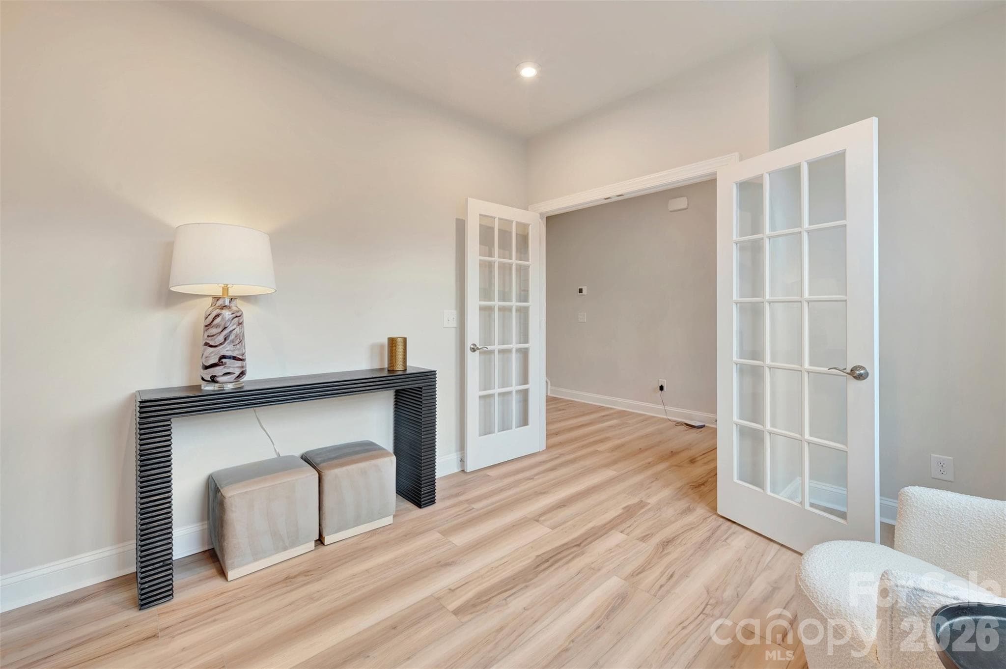 First floor flex space with double French doors - 309 Old Town Village Road, Waxhaw