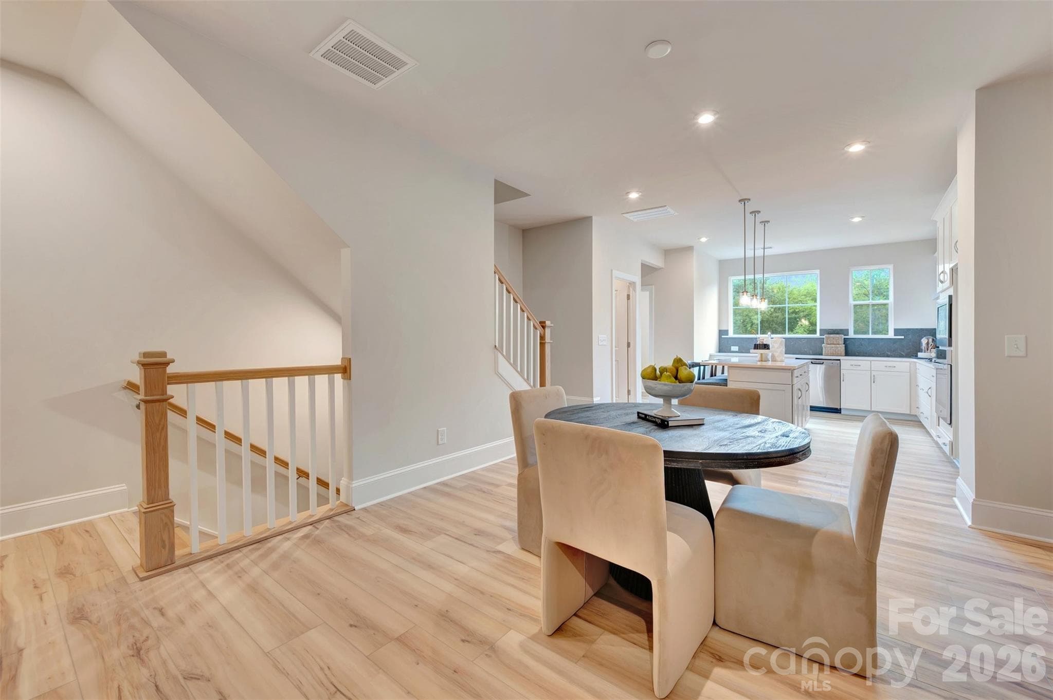 Second floor landing with open rails - 309 Old Town Village Road, Waxhaw