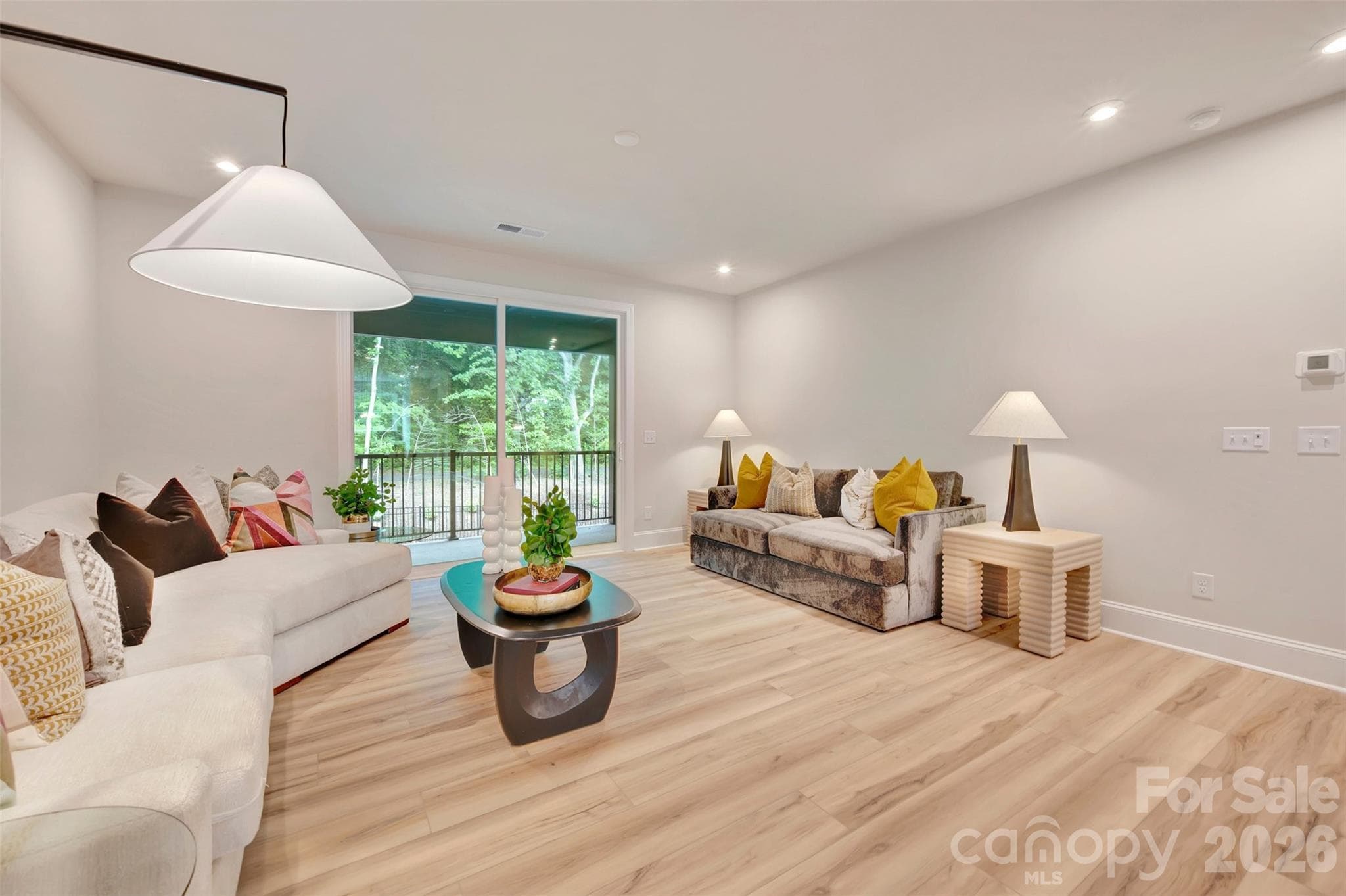 Light filled living room - 309 Old Town Village Road, Waxhaw