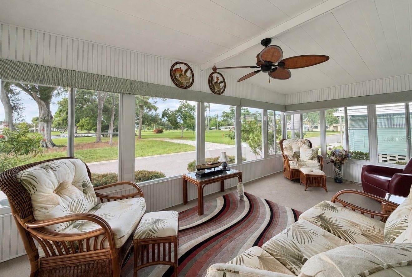 Furnished and beautiful views out the front of home - 1100 BELCHER RD S #304, LARGO