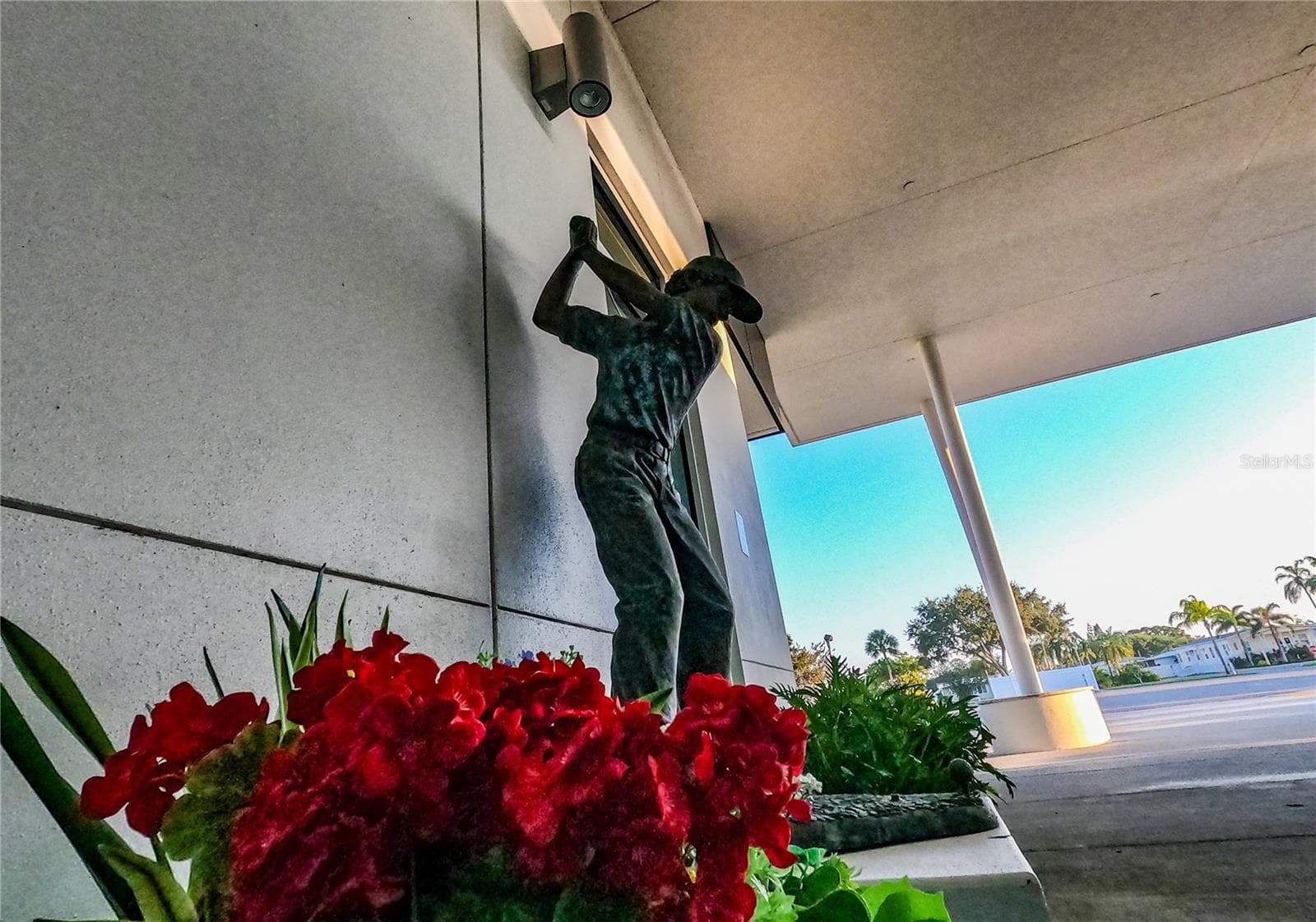 Donated Gold Statue outside clubhouse - 1100 BELCHER RD S #304, LARGO