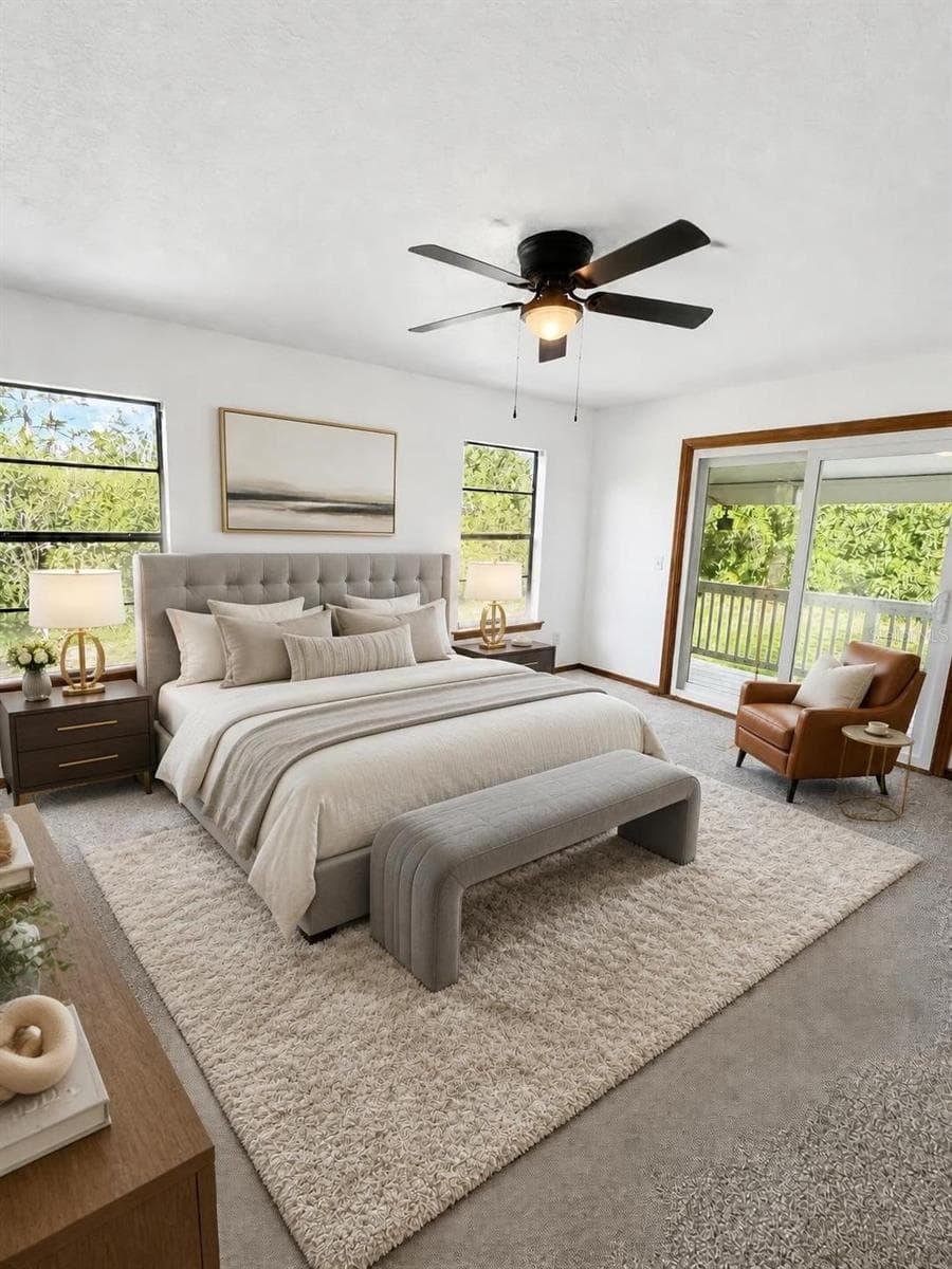 AI staged for potential primary bedroom - 2598 ENTERPRISE OSTEEN RD, OSTEEN