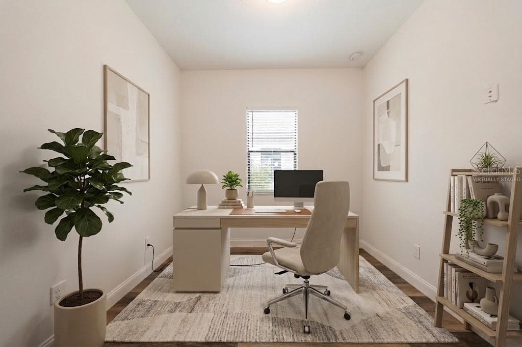 VIRTUALLY STAGED 3RD BEDROOM/OFFCIE - 59 GREEN CIR, PALM COAST