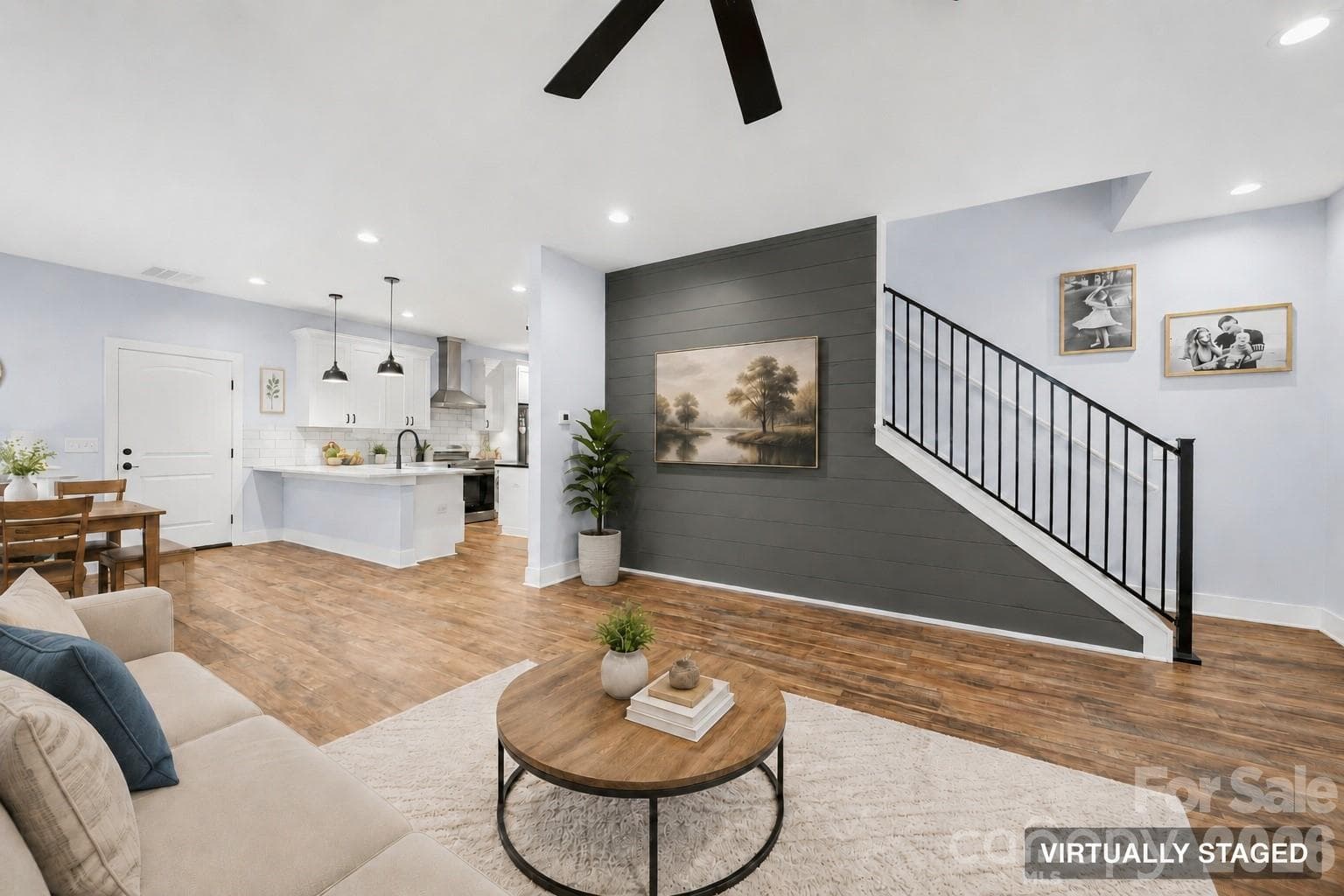 Open concept living room - Albemarle