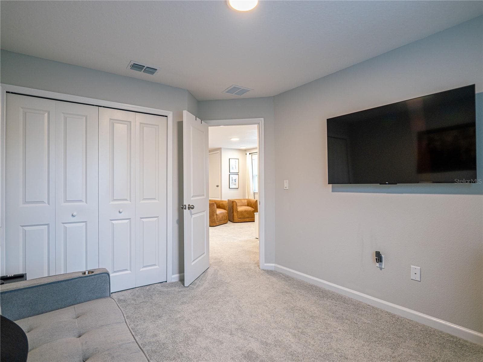 Bedroom #4 with view of loft - 4902 LIVINGSTON LN, OVIEDO