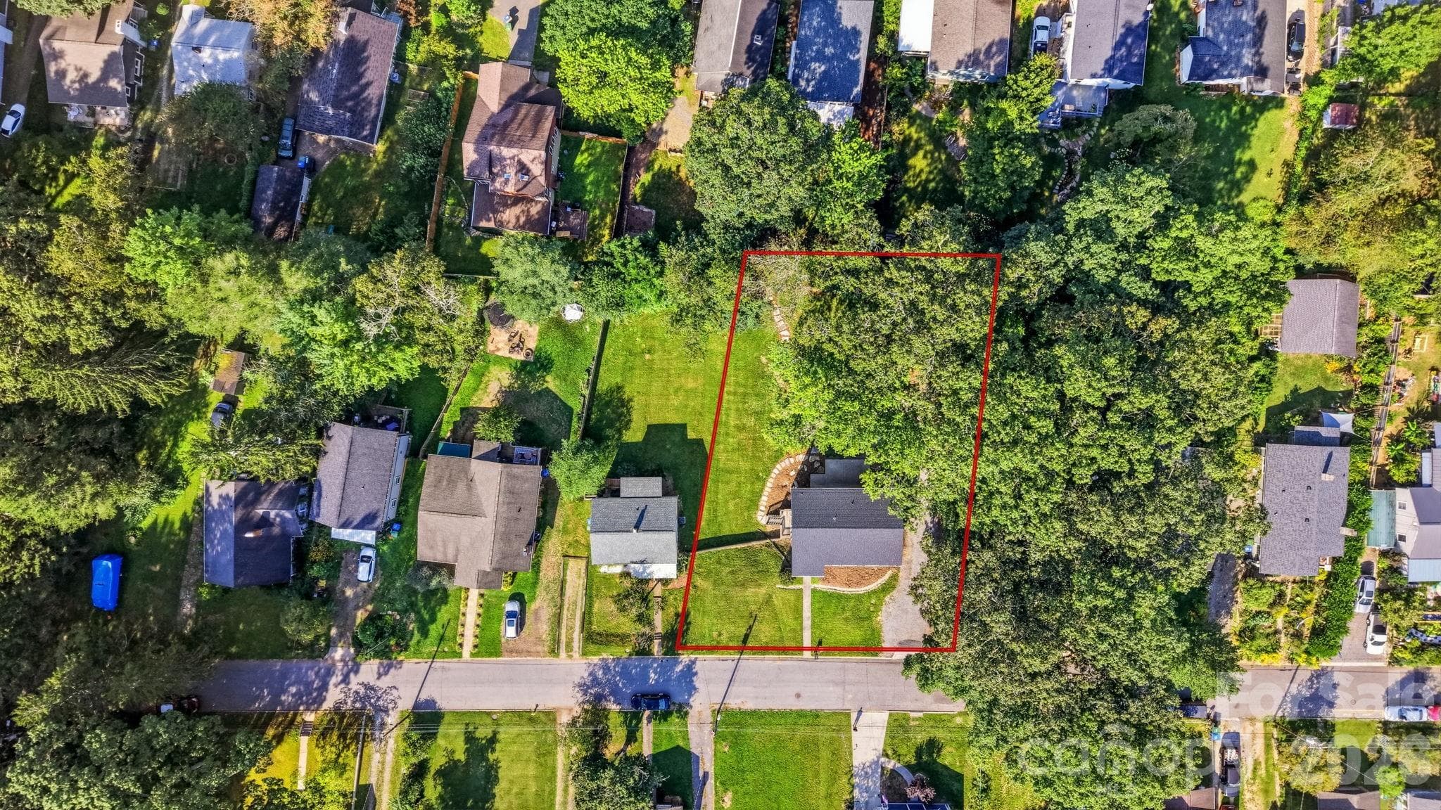 Approximate Boundary Lines - 77 Trotter Place, Asheville