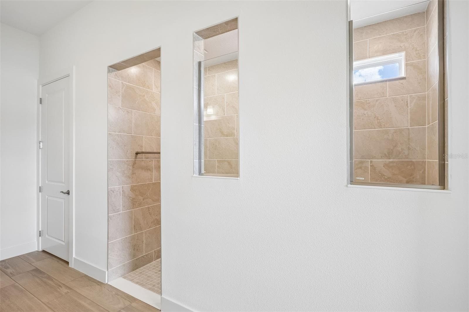Super Walk-in Shower at Owner's Bath - 16694 HARVEST LEAF RD, SPRING HILL