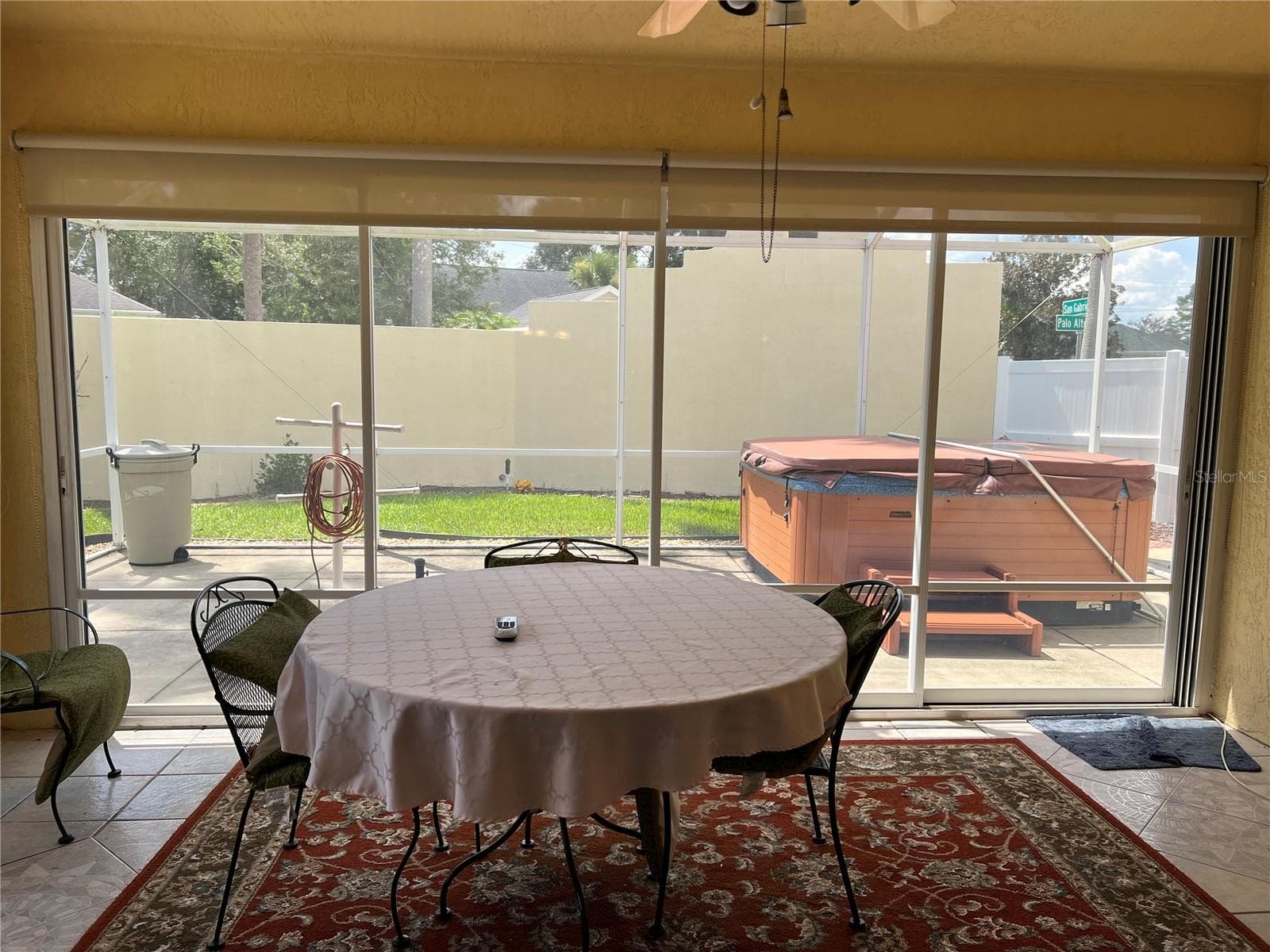 Enclosed Lanai leading out to Screen Patio with Hot Tub - 1842 PUERTO BELLO DR, THE VILLAGES