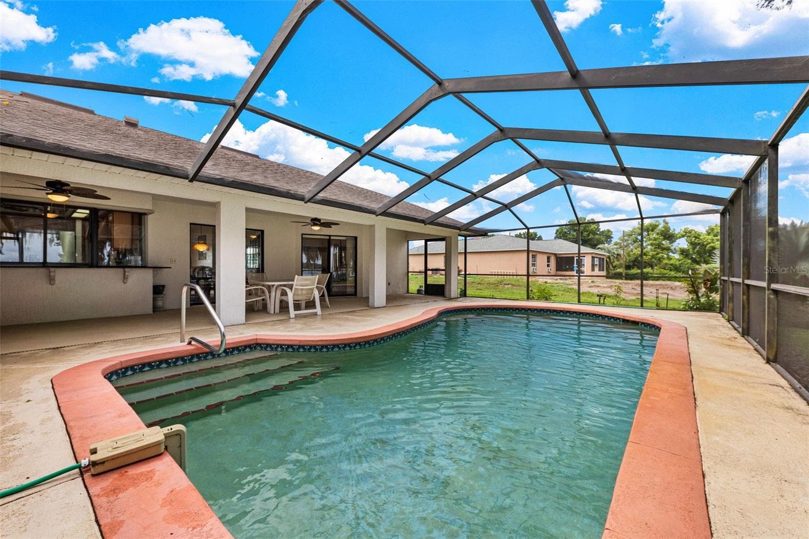 Screened in Lanai with pool - 930 ALBRITTON WAY, LAKE WALES