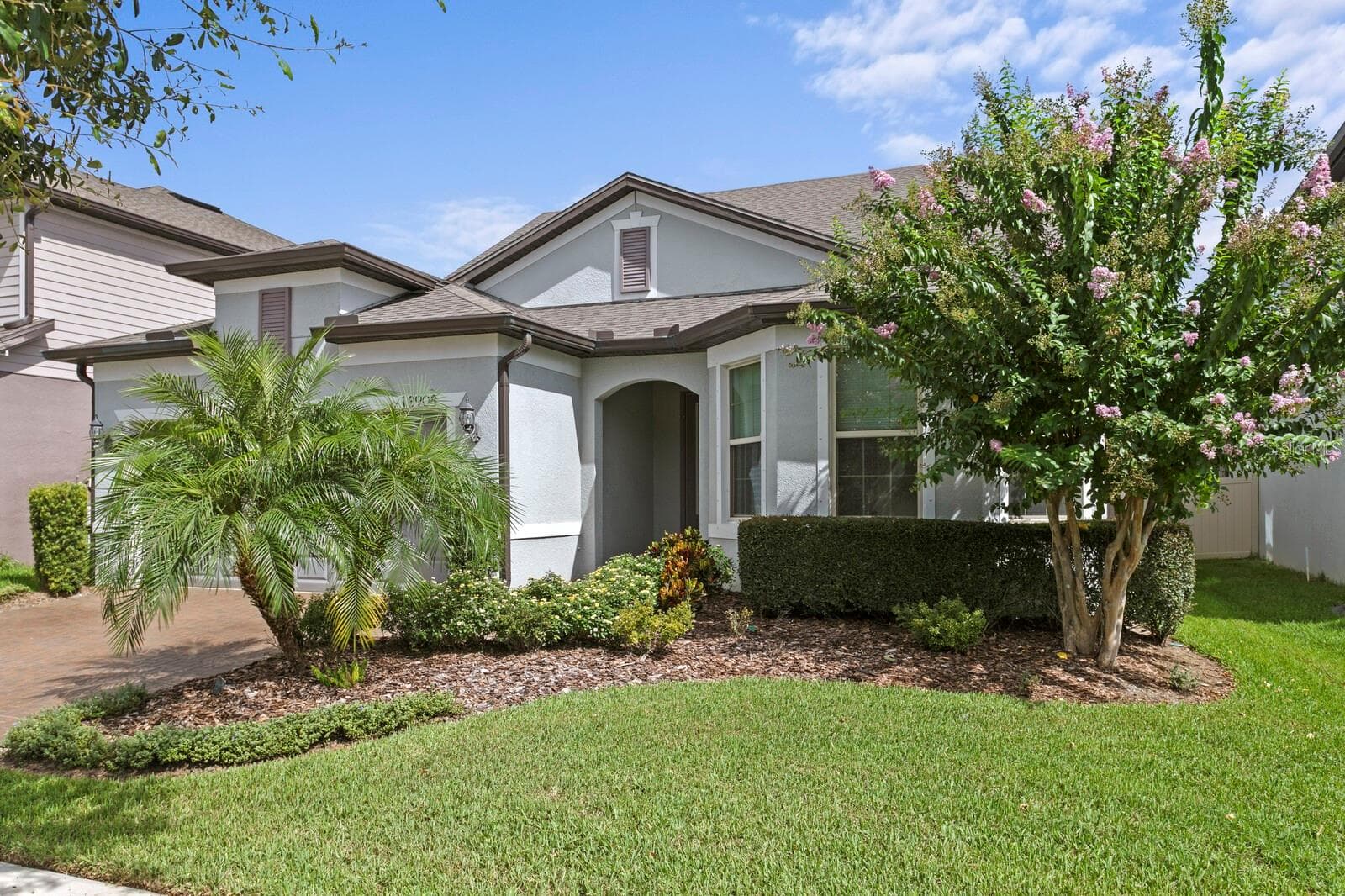 Mature professional landscaping - 18908 WILLOWMORE CEDAR DR, LUTZ