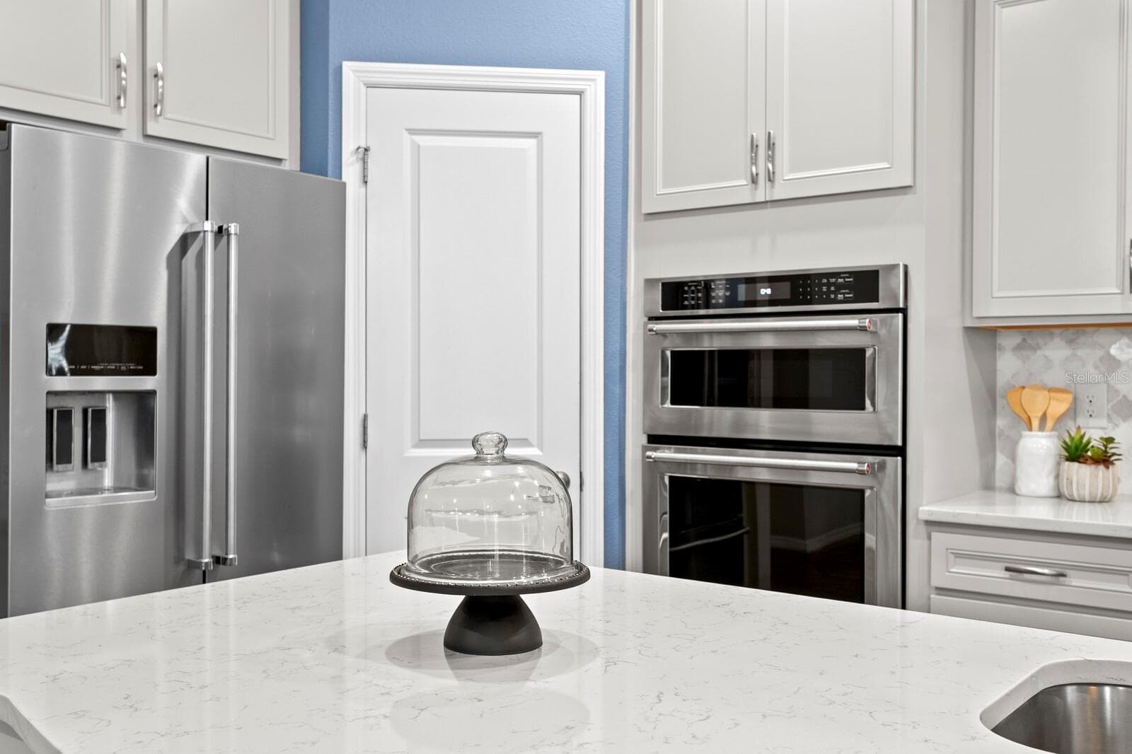 Double-oven and large closet pantry - 18908 WILLOWMORE CEDAR DR, LUTZ