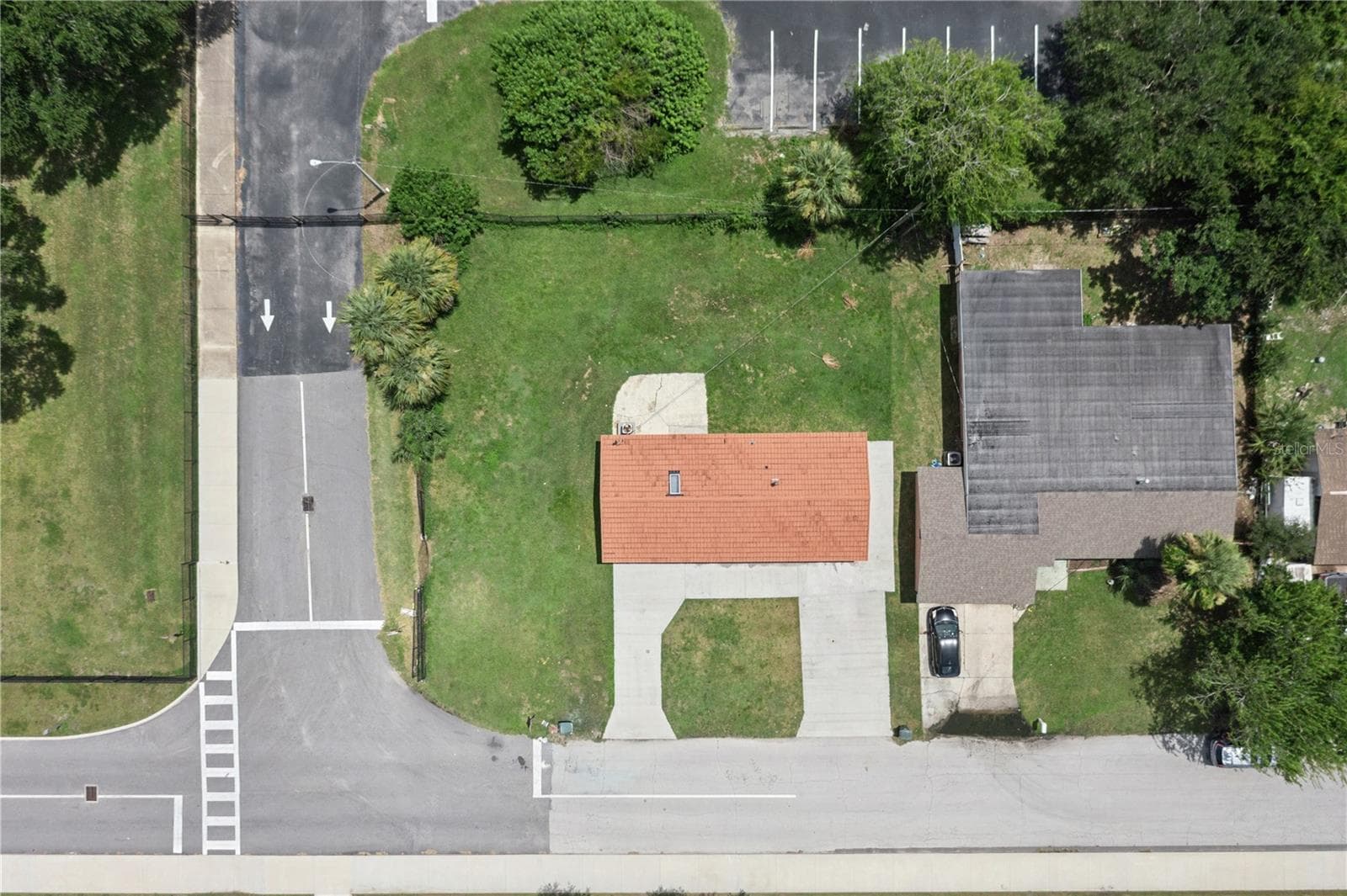 Ariel View Corner Lot - 875 LOOMIS AVE, DAYTONA BEACH