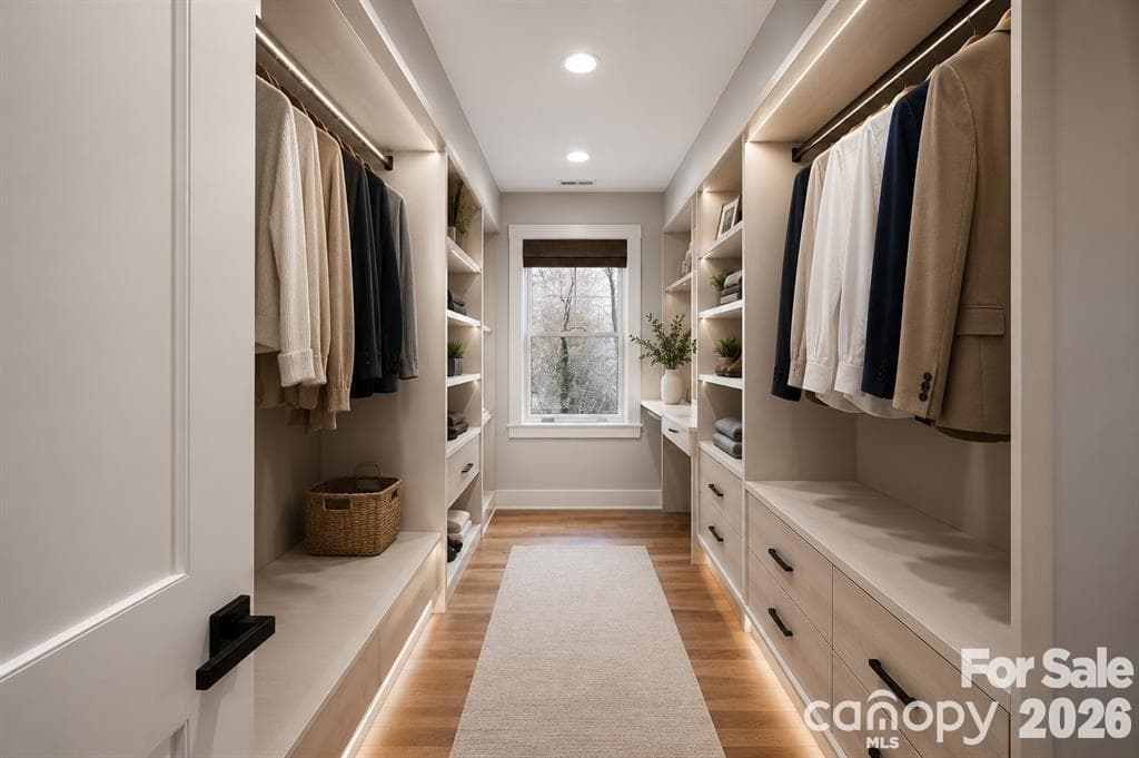 primary closet - 543 30th Avenue NW, Hickory