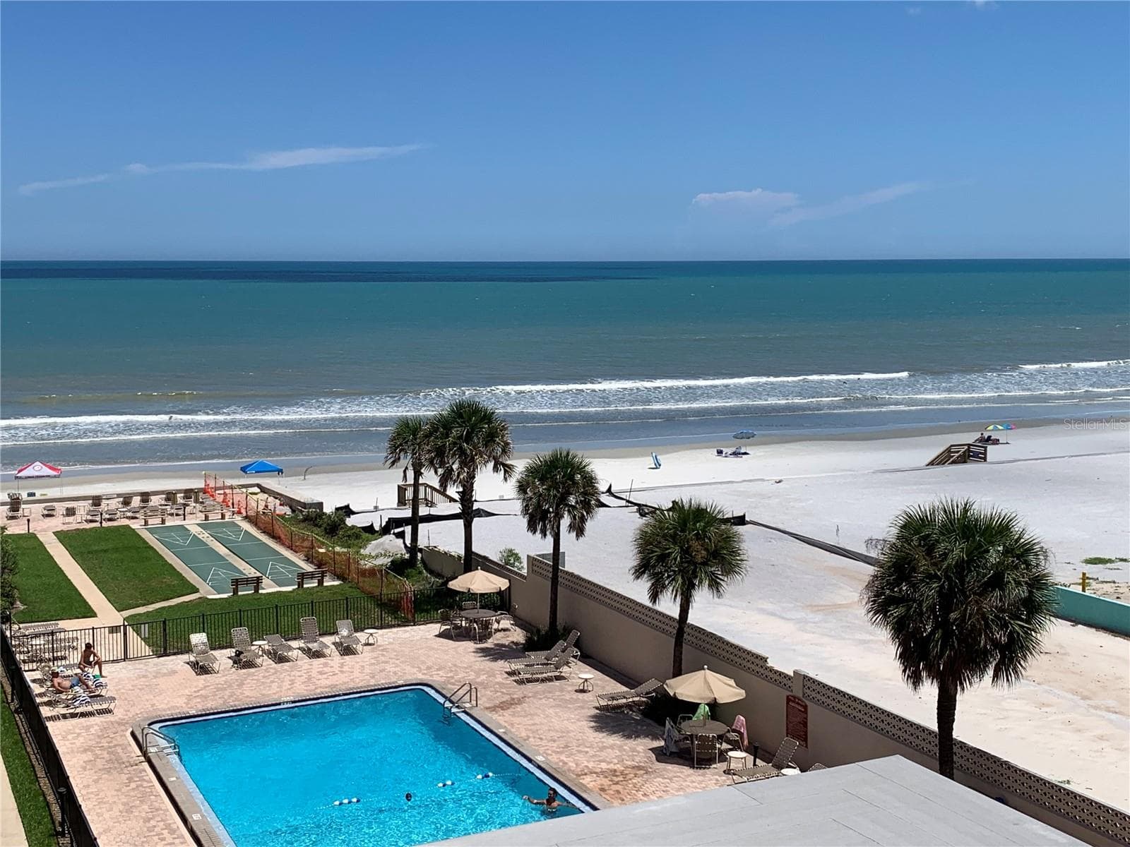 View before new house next door built. - 4301 S ATLANTIC AVE #504, NEW SMYRNA BEACH