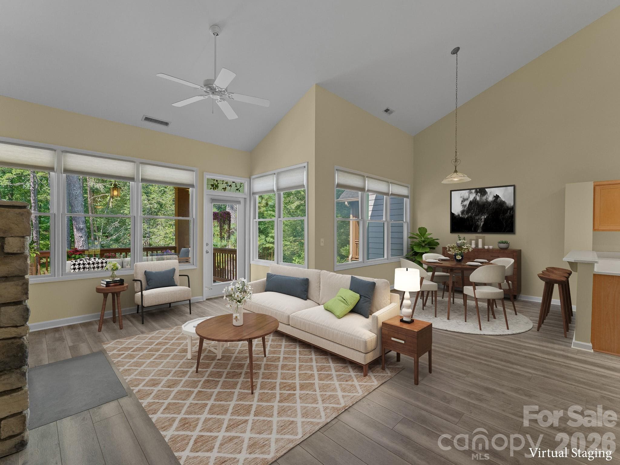 Great Room - 47 Ridgetop Circle, Brevard