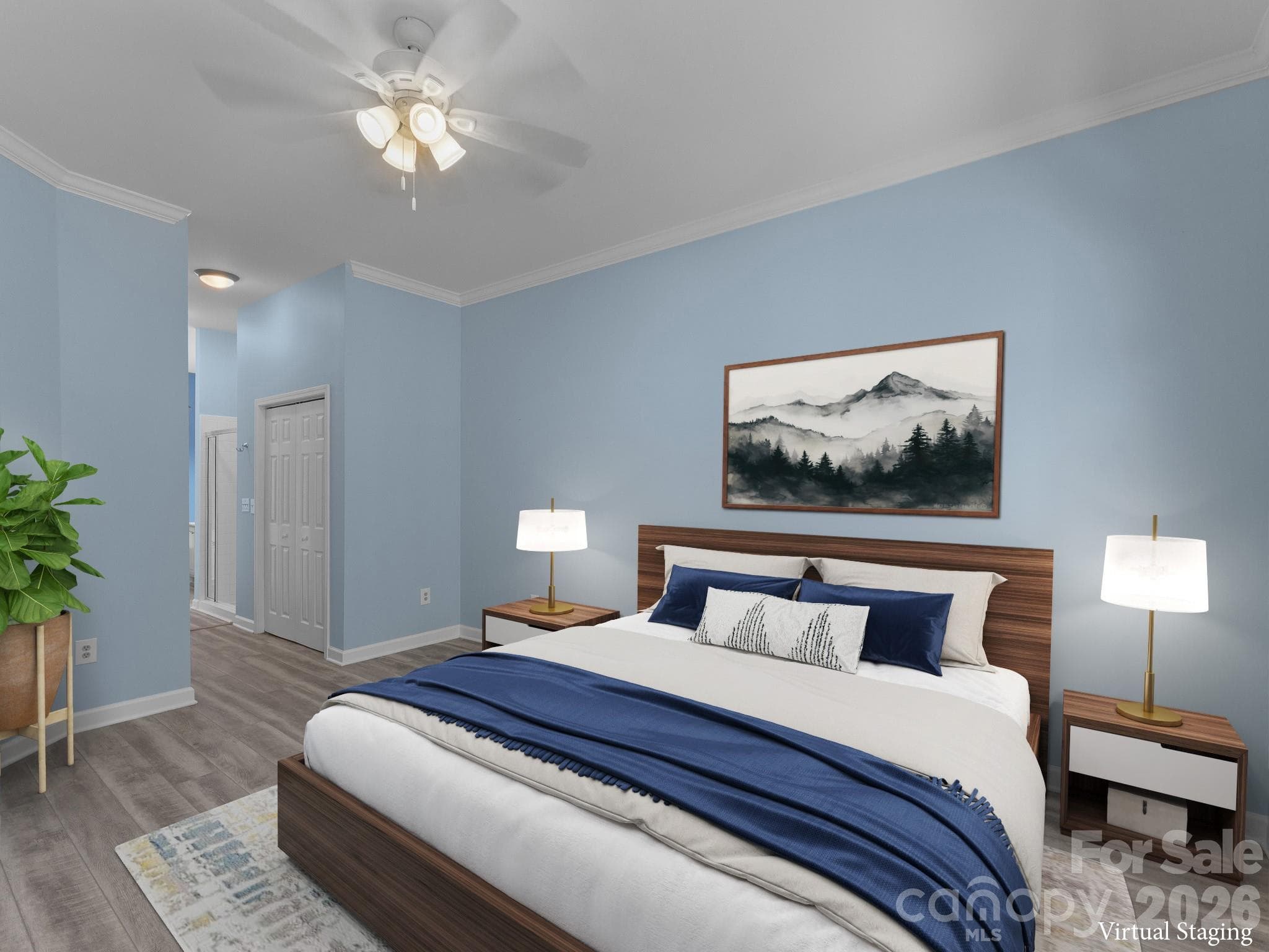 Primary Bedroom - 47 Ridgetop Circle, Brevard