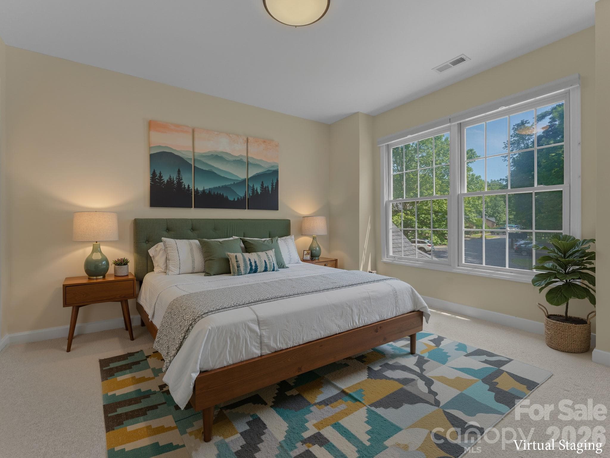 Bedroom Upstairs - 47 Ridgetop Circle, Brevard