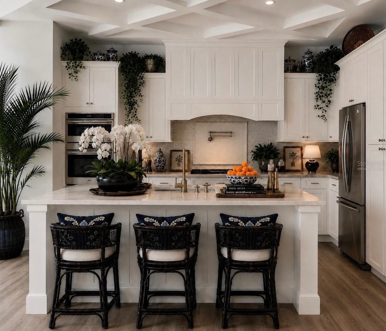 Virtually Staged Kitchen - 407 GEORGIA AVE, CRYSTAL BEACH