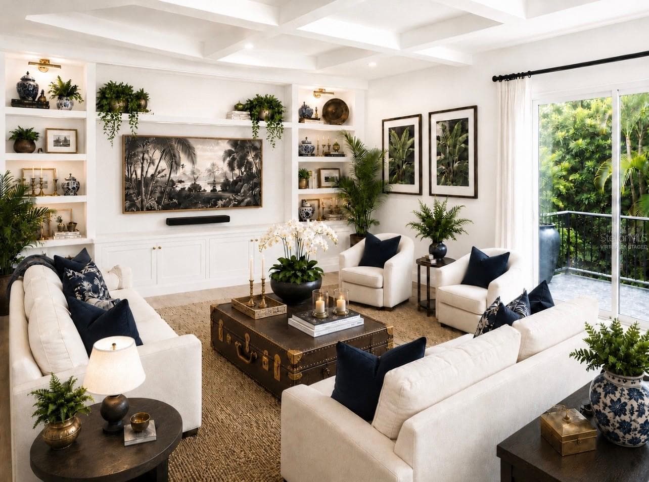 Virtually Staged Great Room - 407 GEORGIA AVE, CRYSTAL BEACH