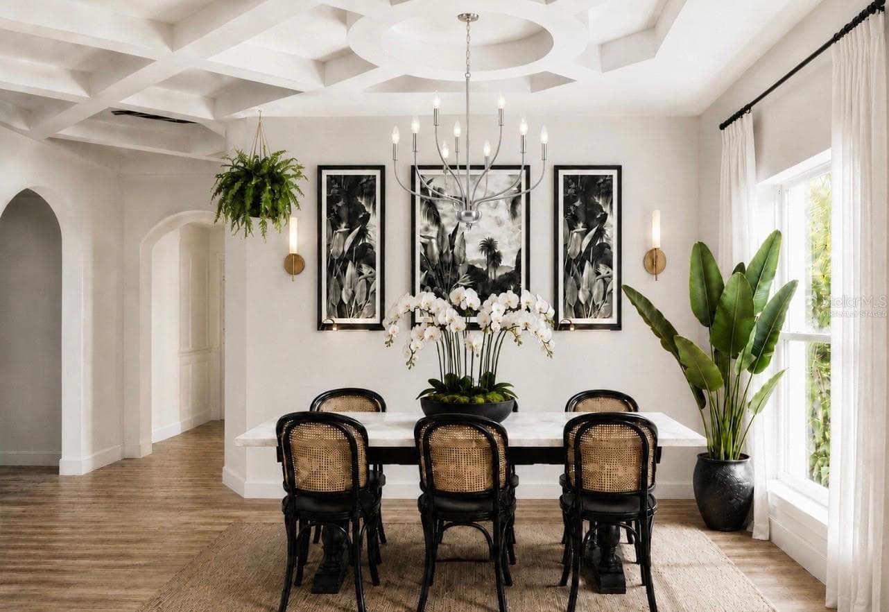 Virtually Staged Dining - 407 GEORGIA AVE, CRYSTAL BEACH
