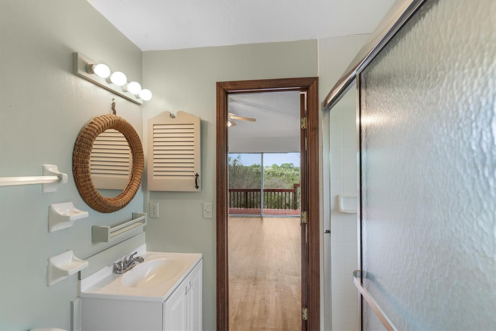Common area bathroom with shower, no tub - 1835 OAK PL, FLAGLER BEACH