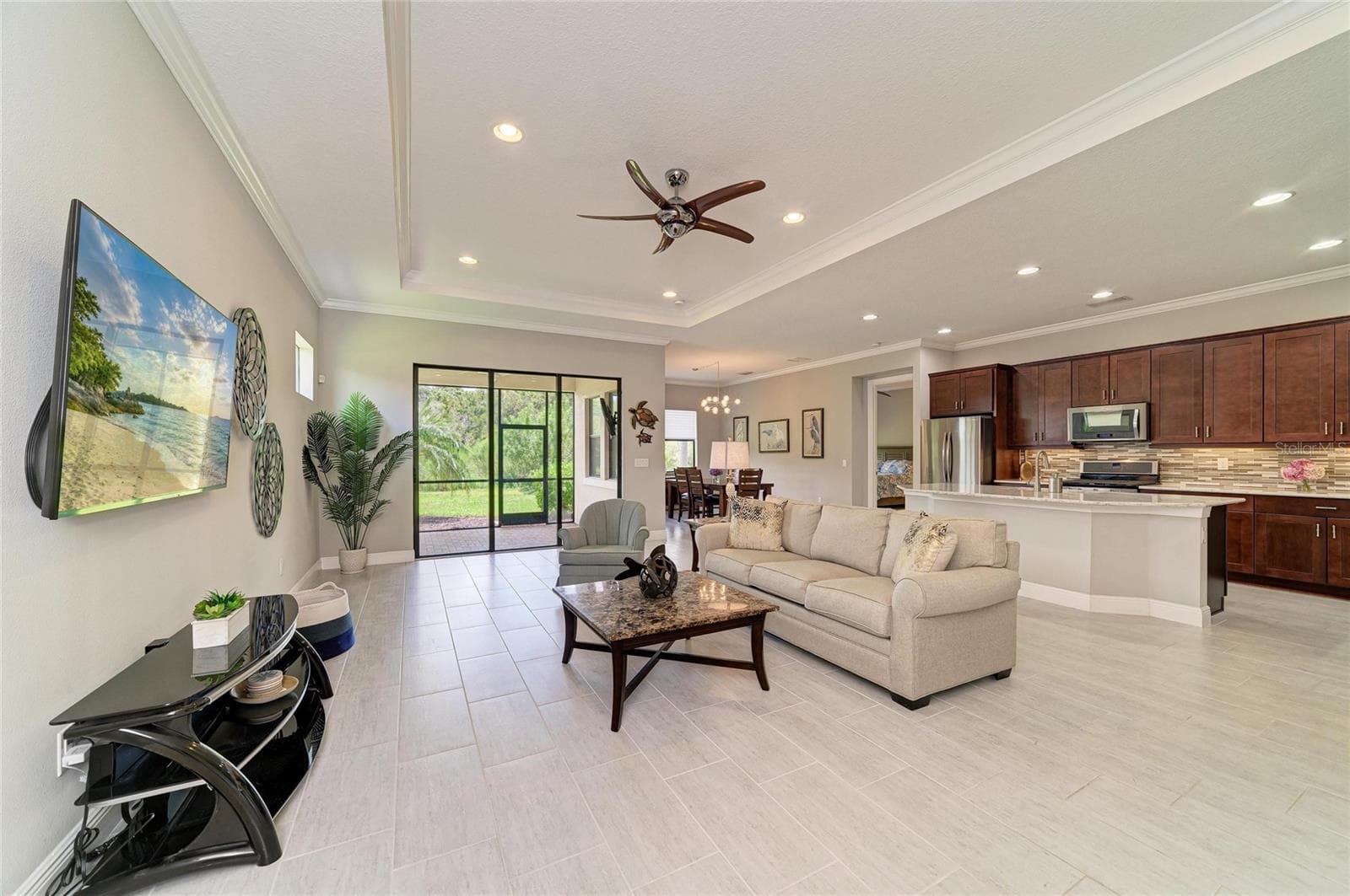 Living room - 4645 ROYAL DORNOCH CIR, BRADENTON